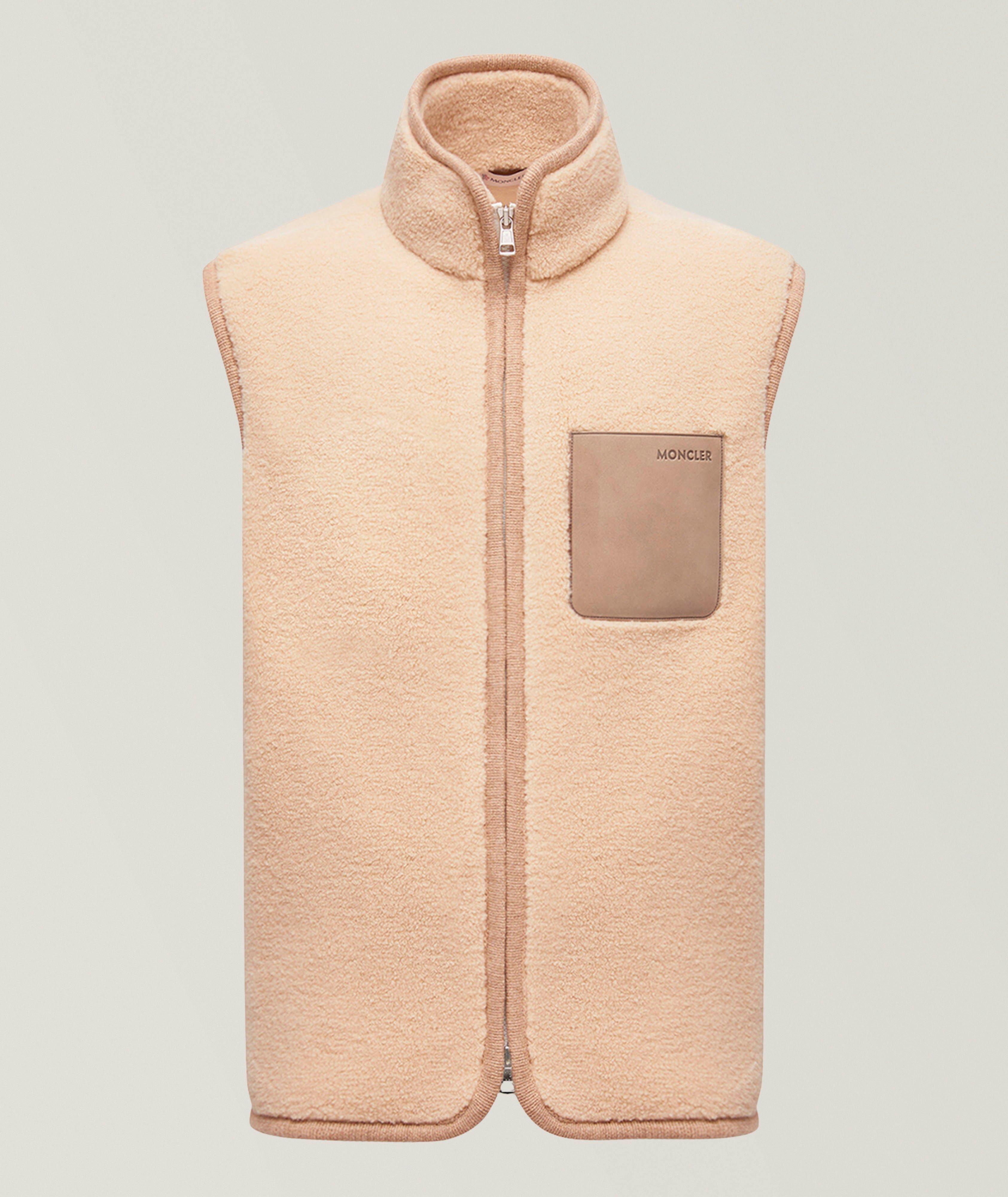 Nubuck-Trimmed Teddy Vest image 0