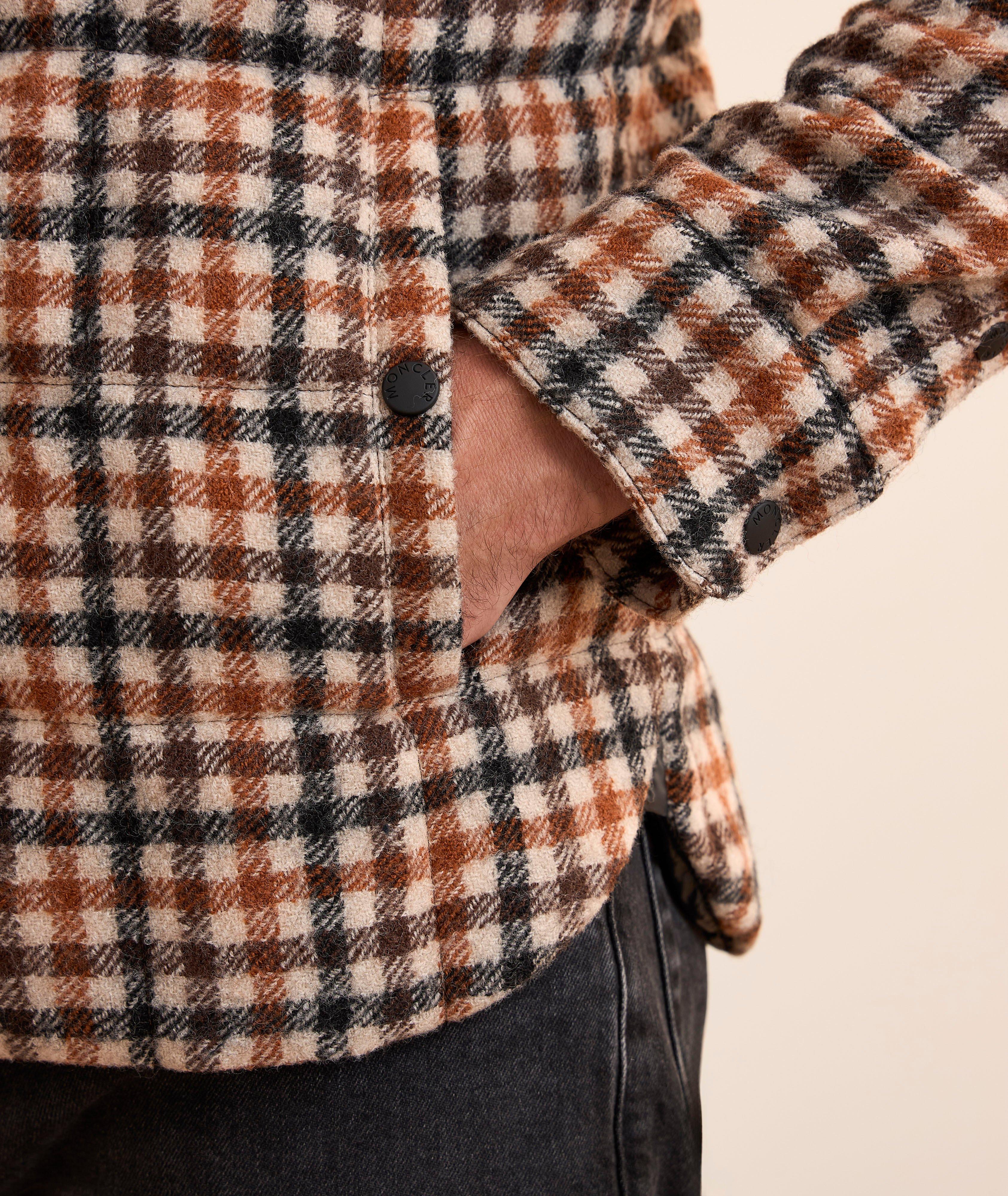 Surchemise matelassée à carreaux laine Gelt image 3