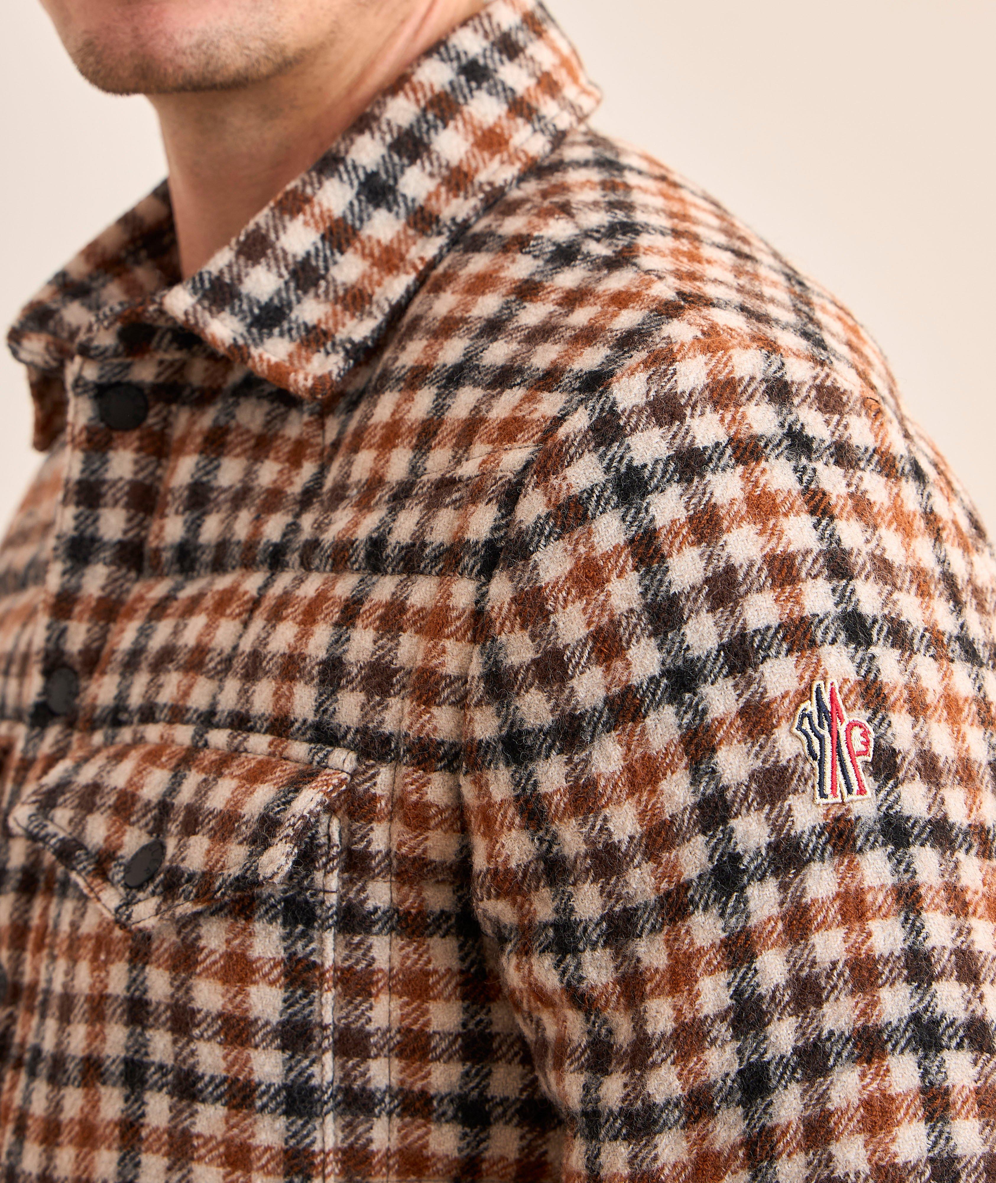 Surchemise matelassée à carreaux laine Gelt image 4