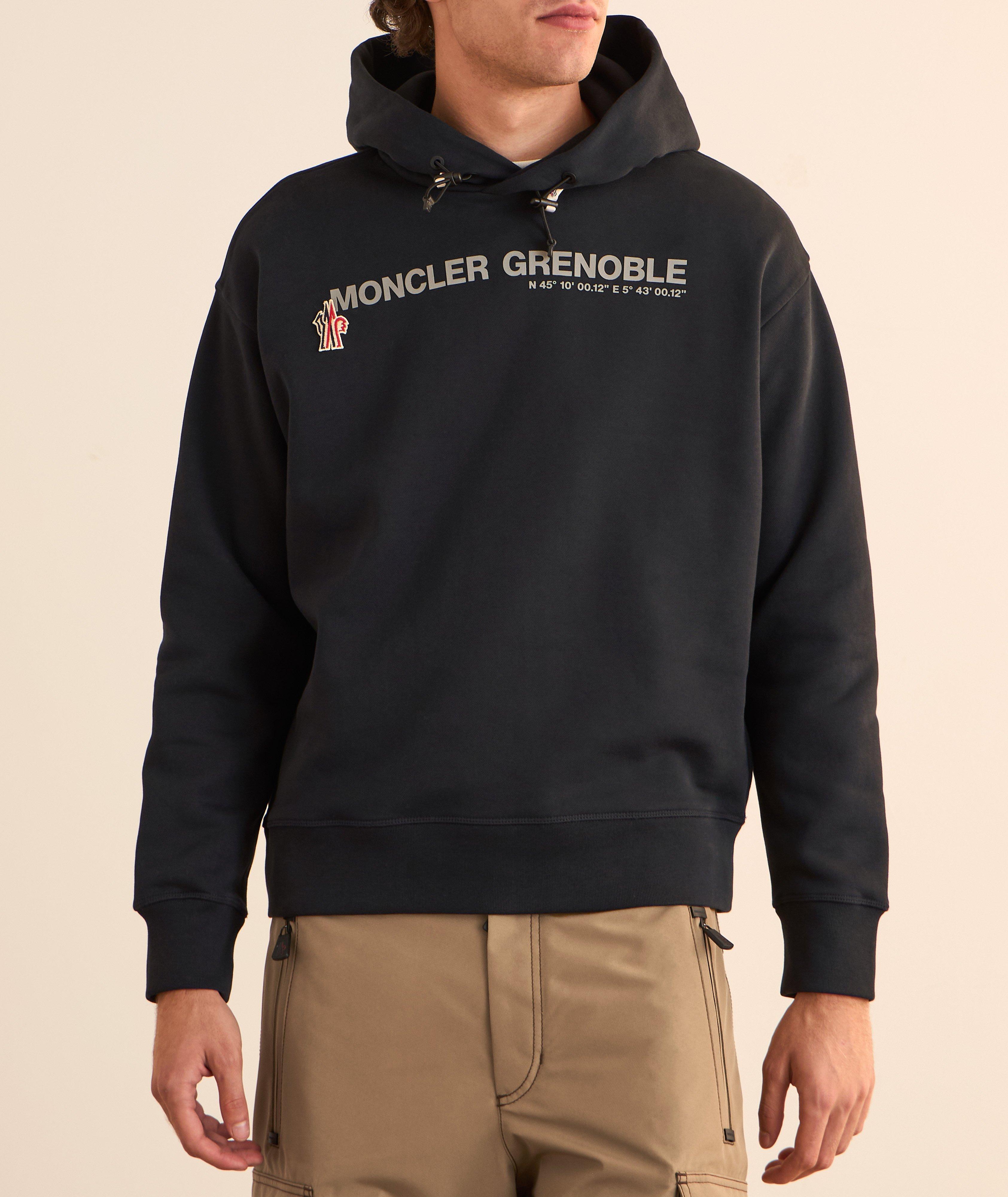 Grenoble Logo Cotton Hooded Sweatshirt image 1