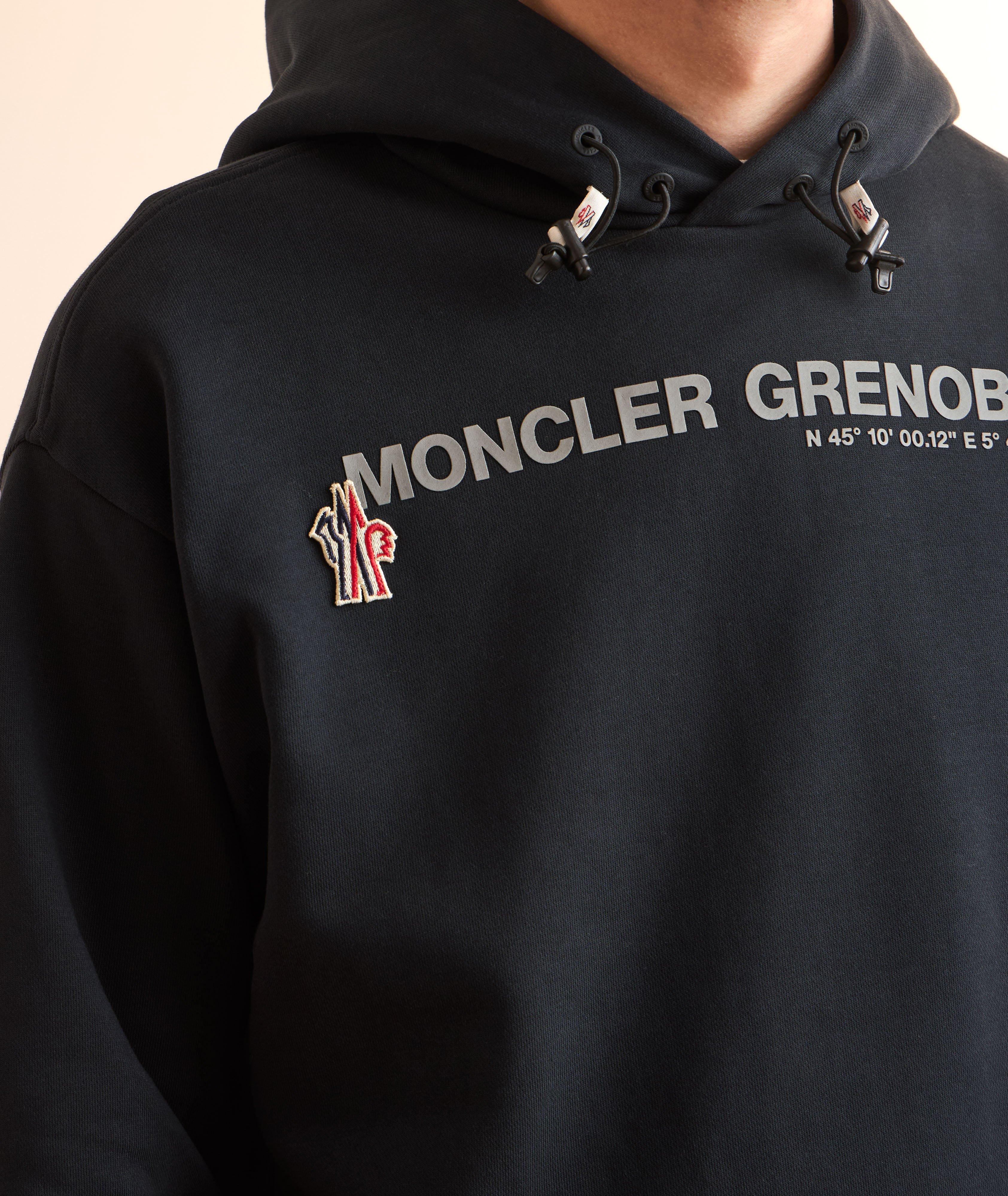 Grenoble Logo Cotton Hooded Sweatshirt image 3