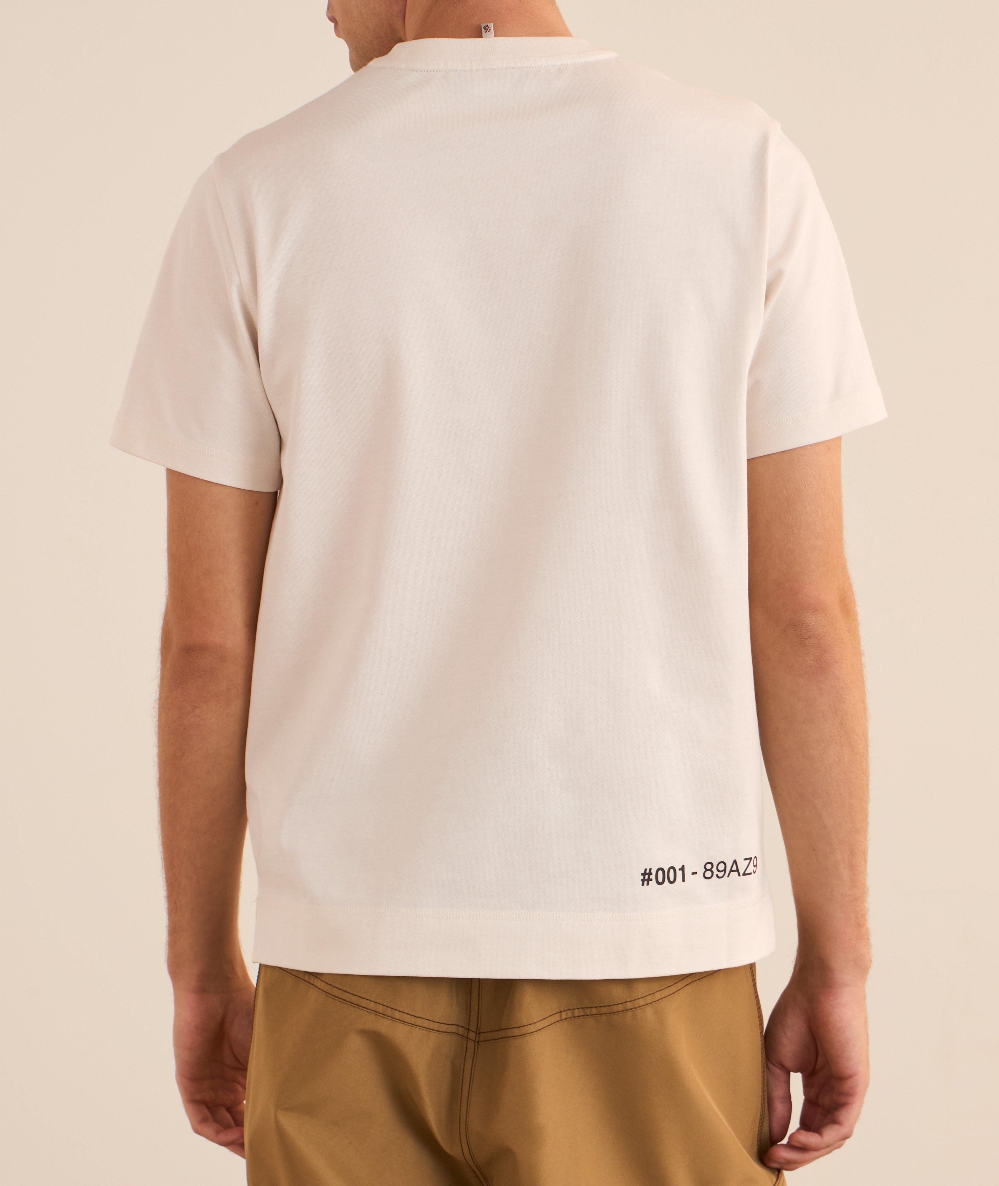 T-shirt en coton à logo embossé image 2