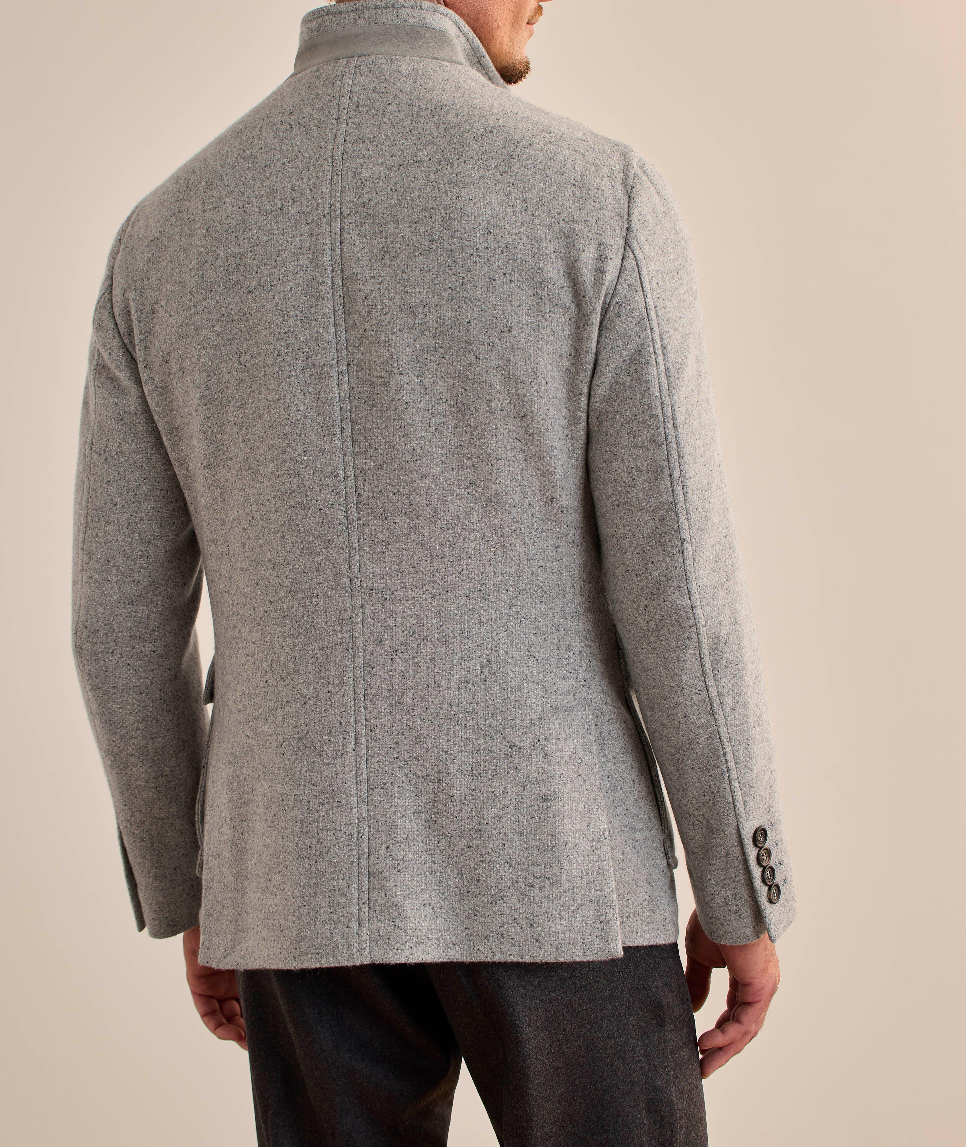 Veste de sport en cachemire et soie mélangés image 2