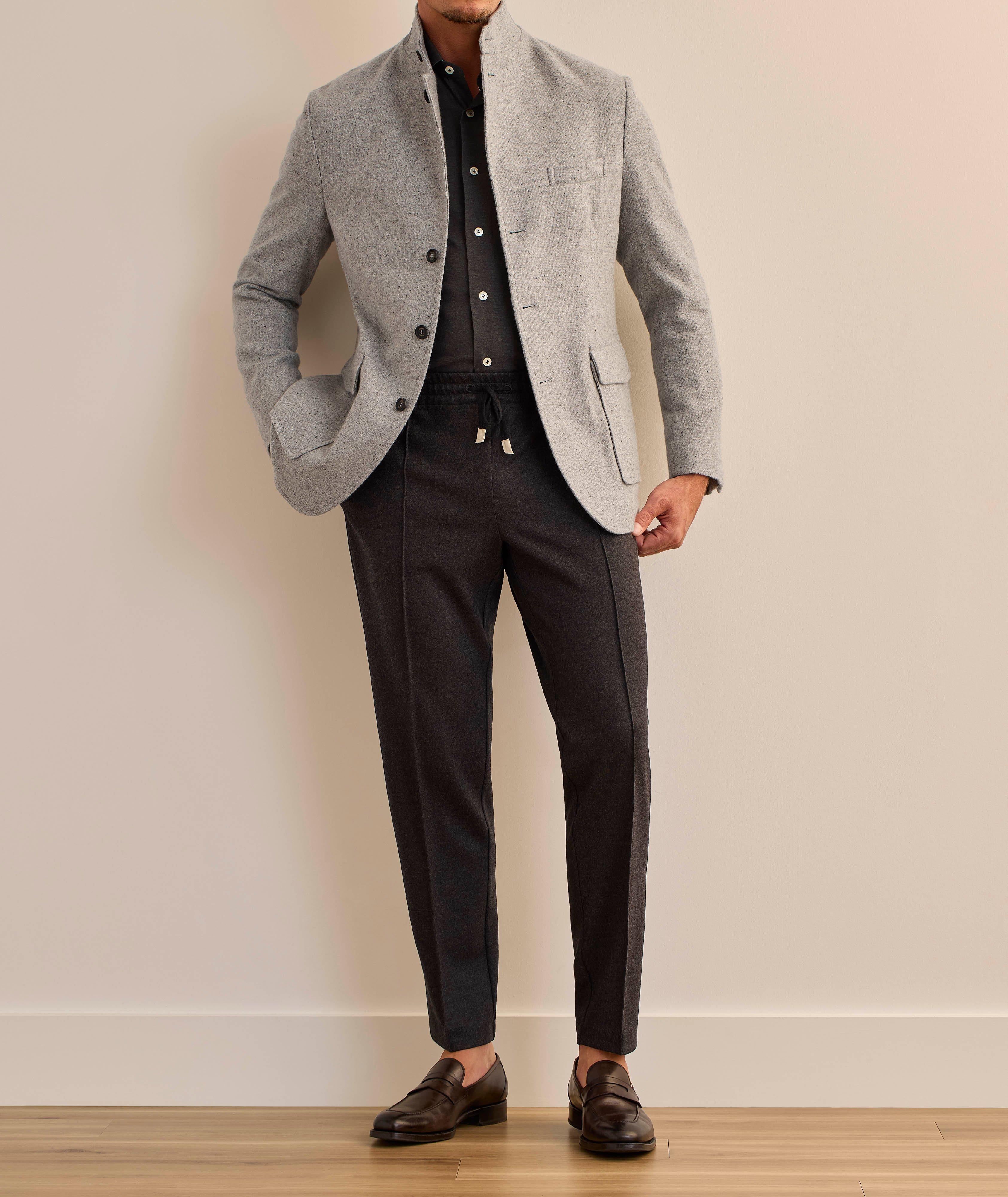 Veste de sport en cachemire et soie mélangés image 4