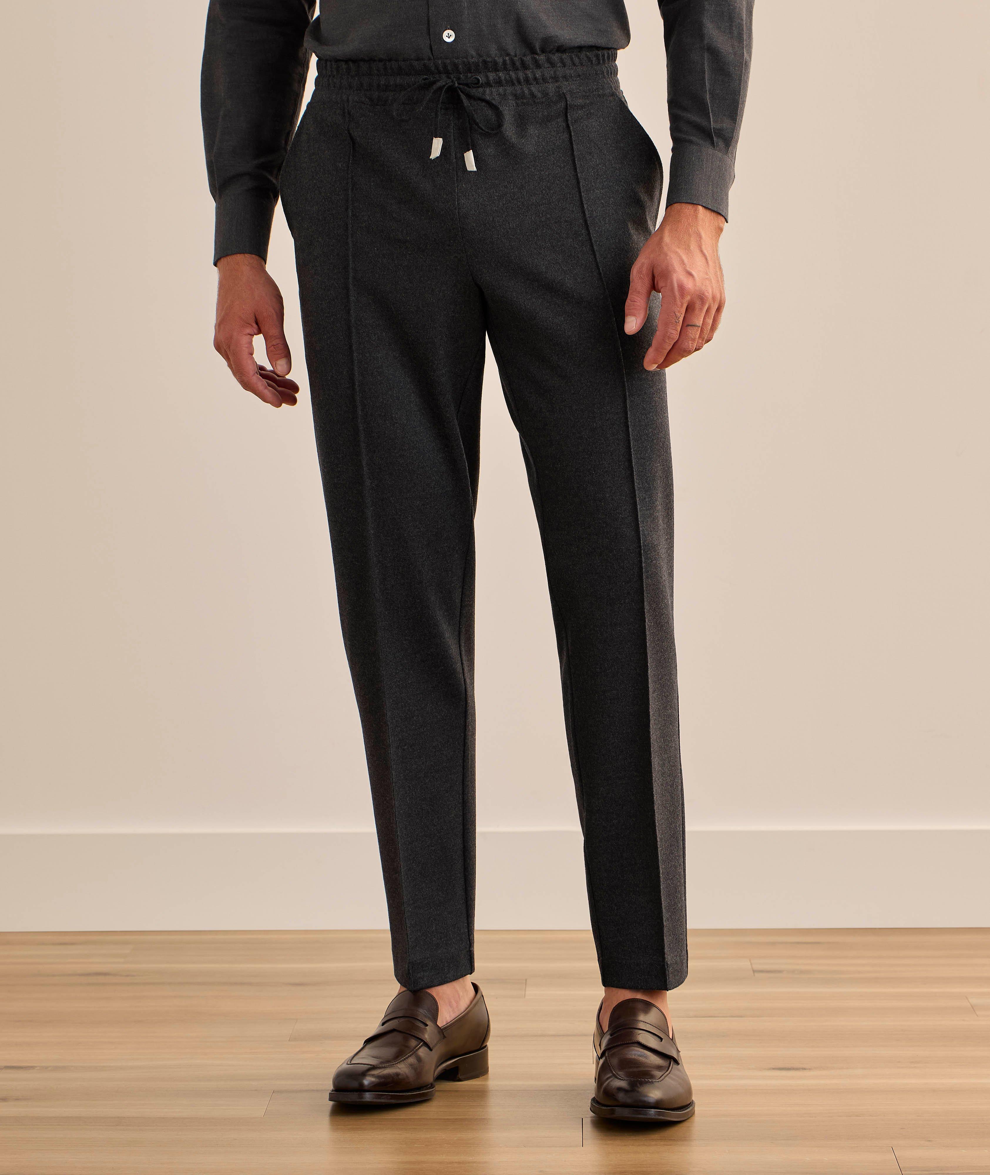 Pantalon jogger en laine image 1