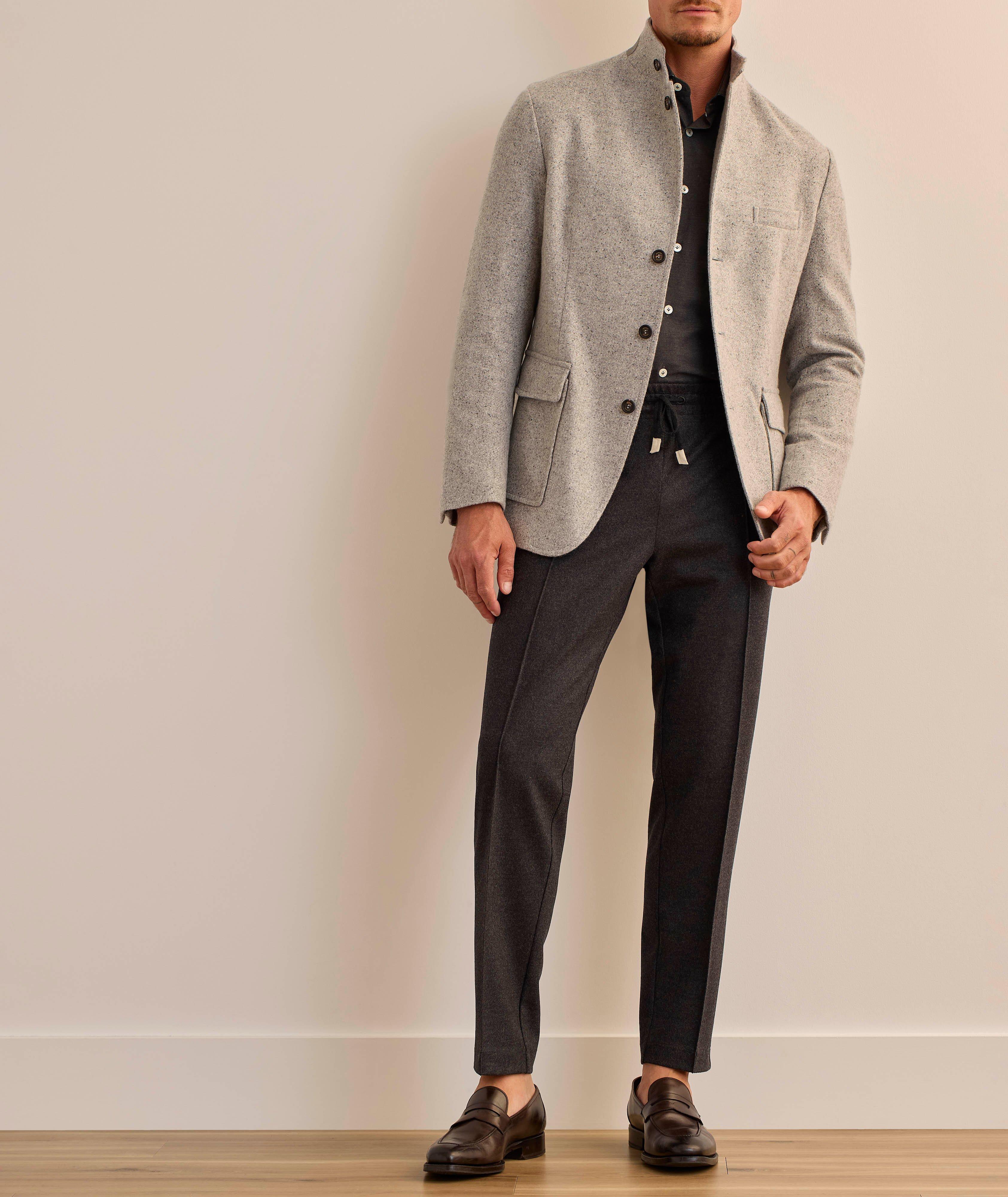 Pantalon jogger en laine image 4