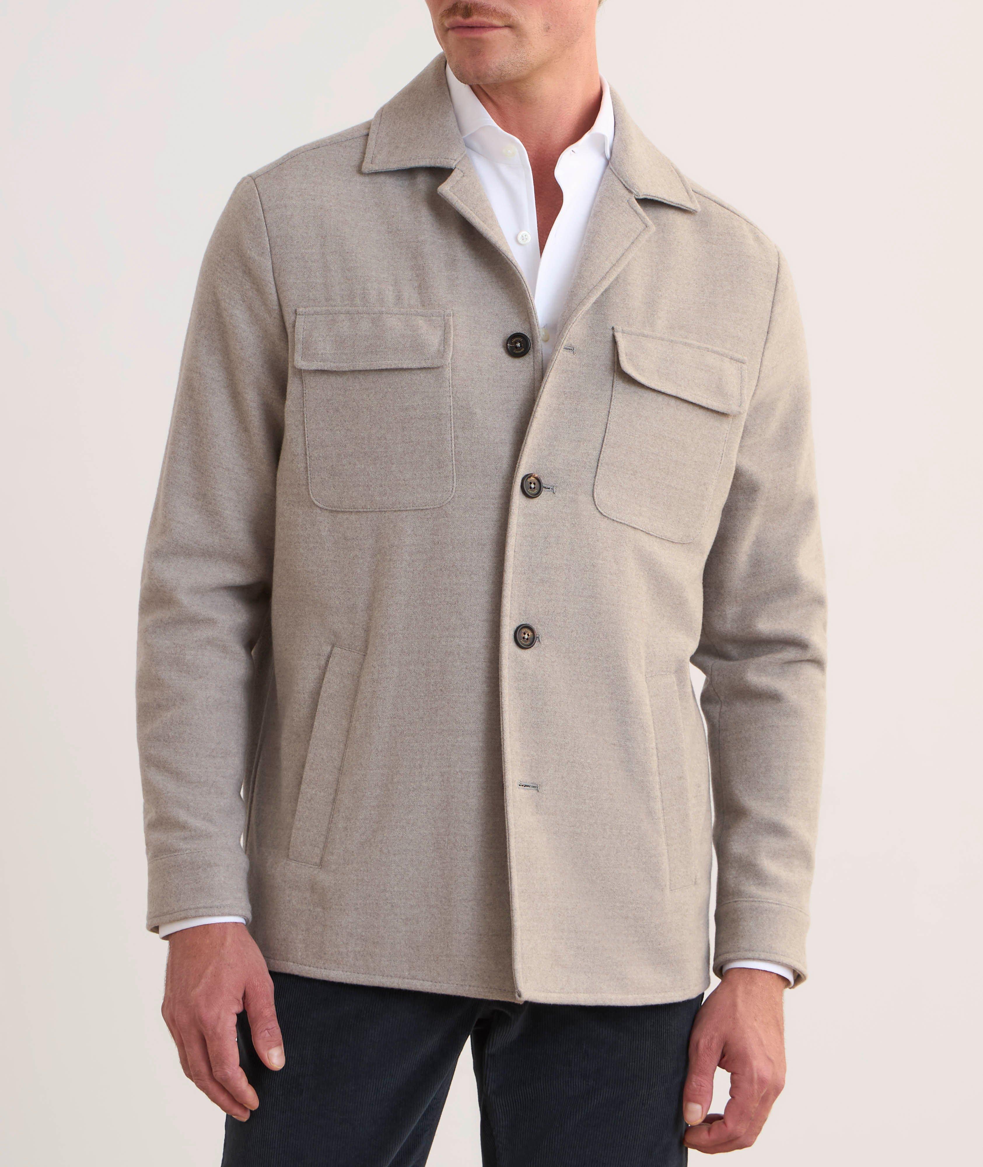 14-Micron Wool Overshirt image 1