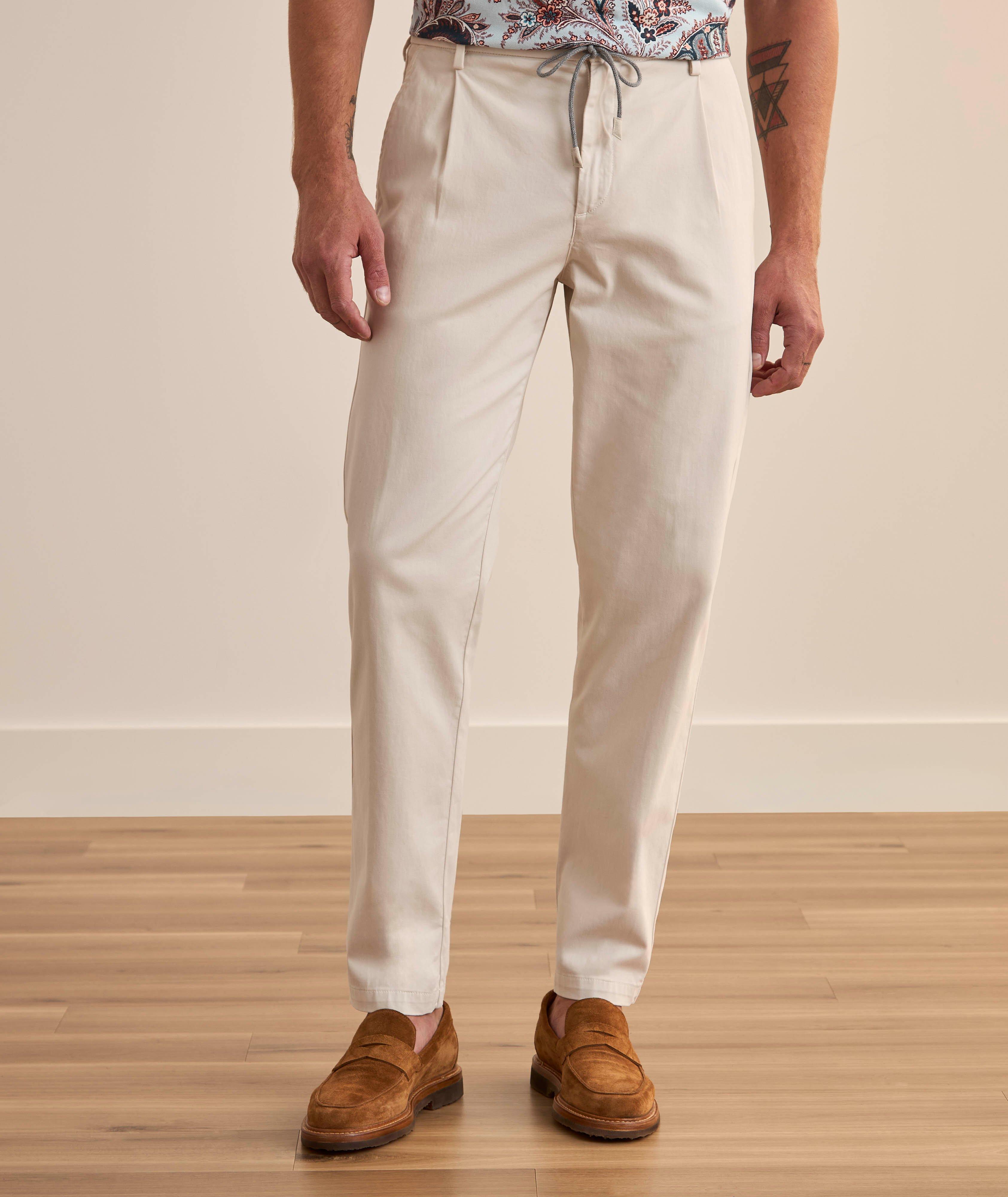 Stretch-Cotton Joggers image 1