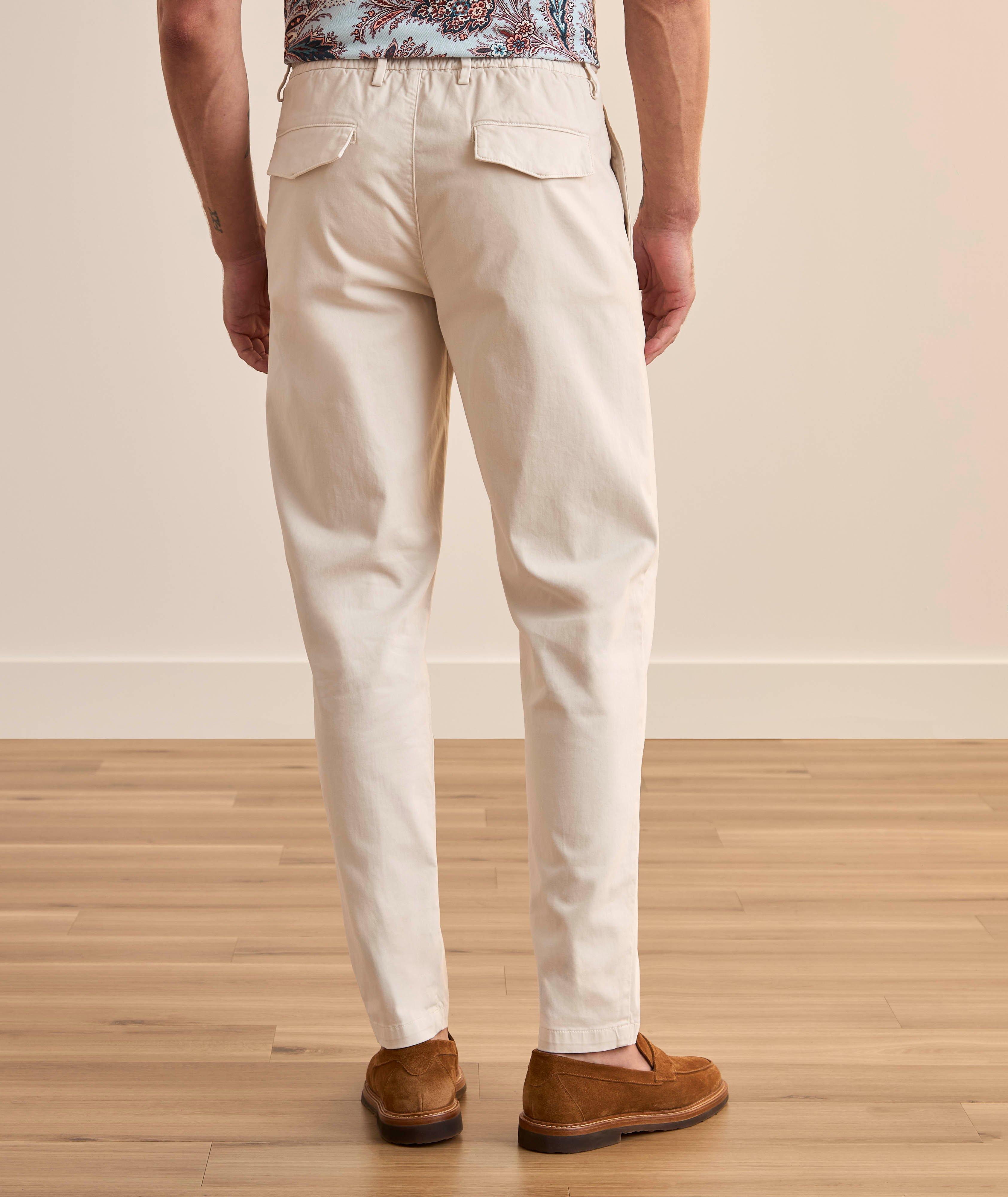 Stretch-Cotton Joggers image 2