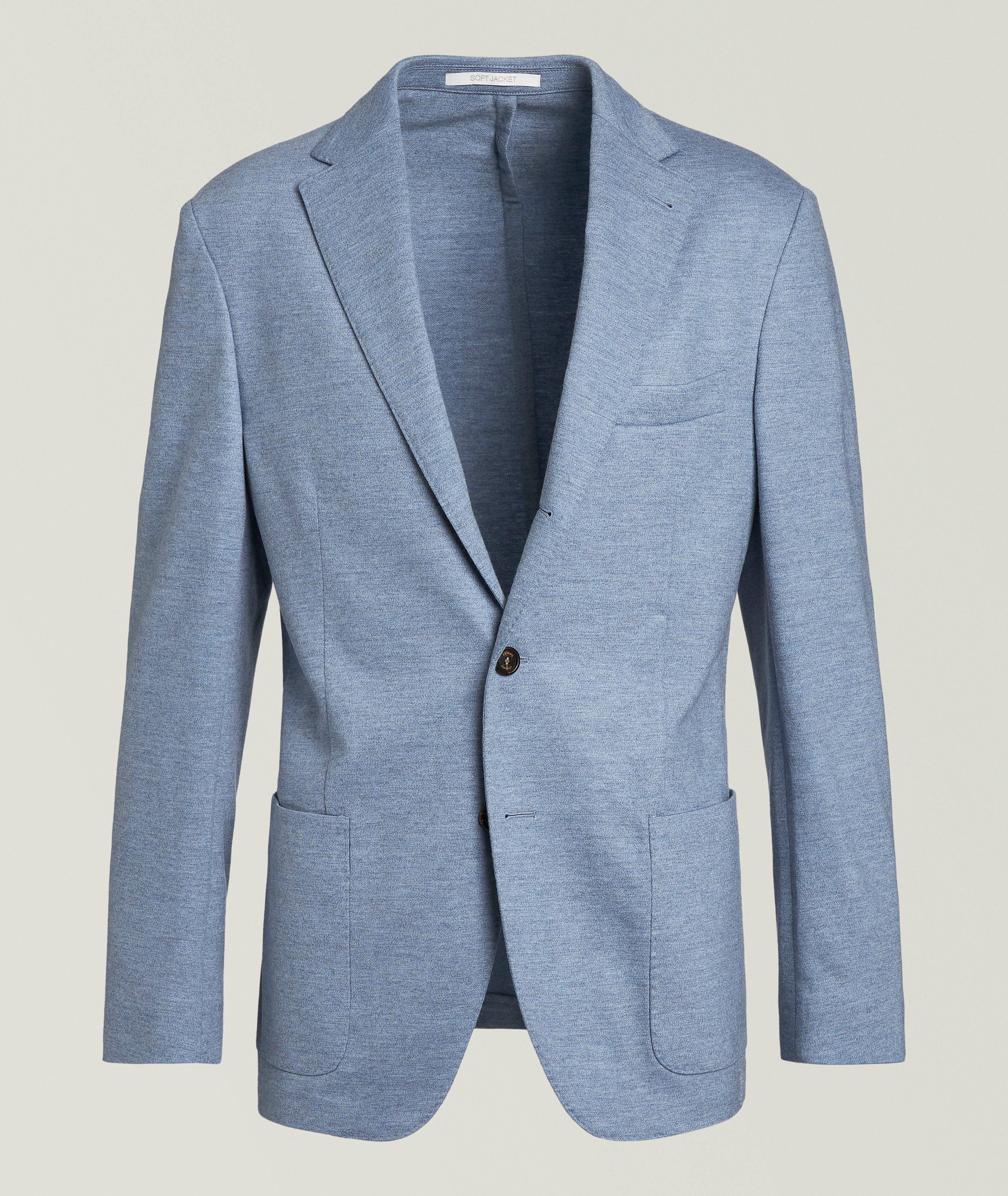 Mélange Wool Jersey Sport Jacket image 0