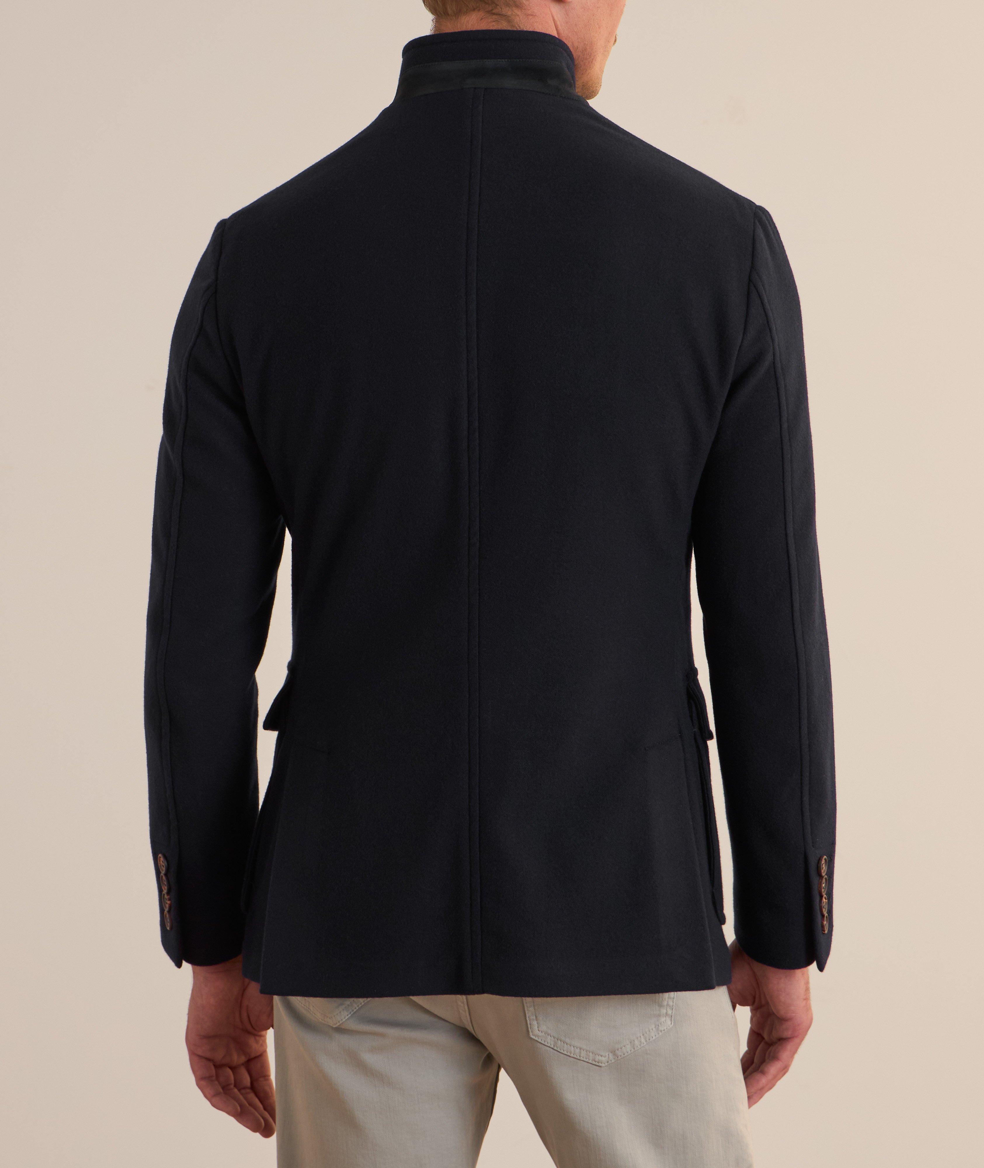 Stand Collar Wool Jacket image 2