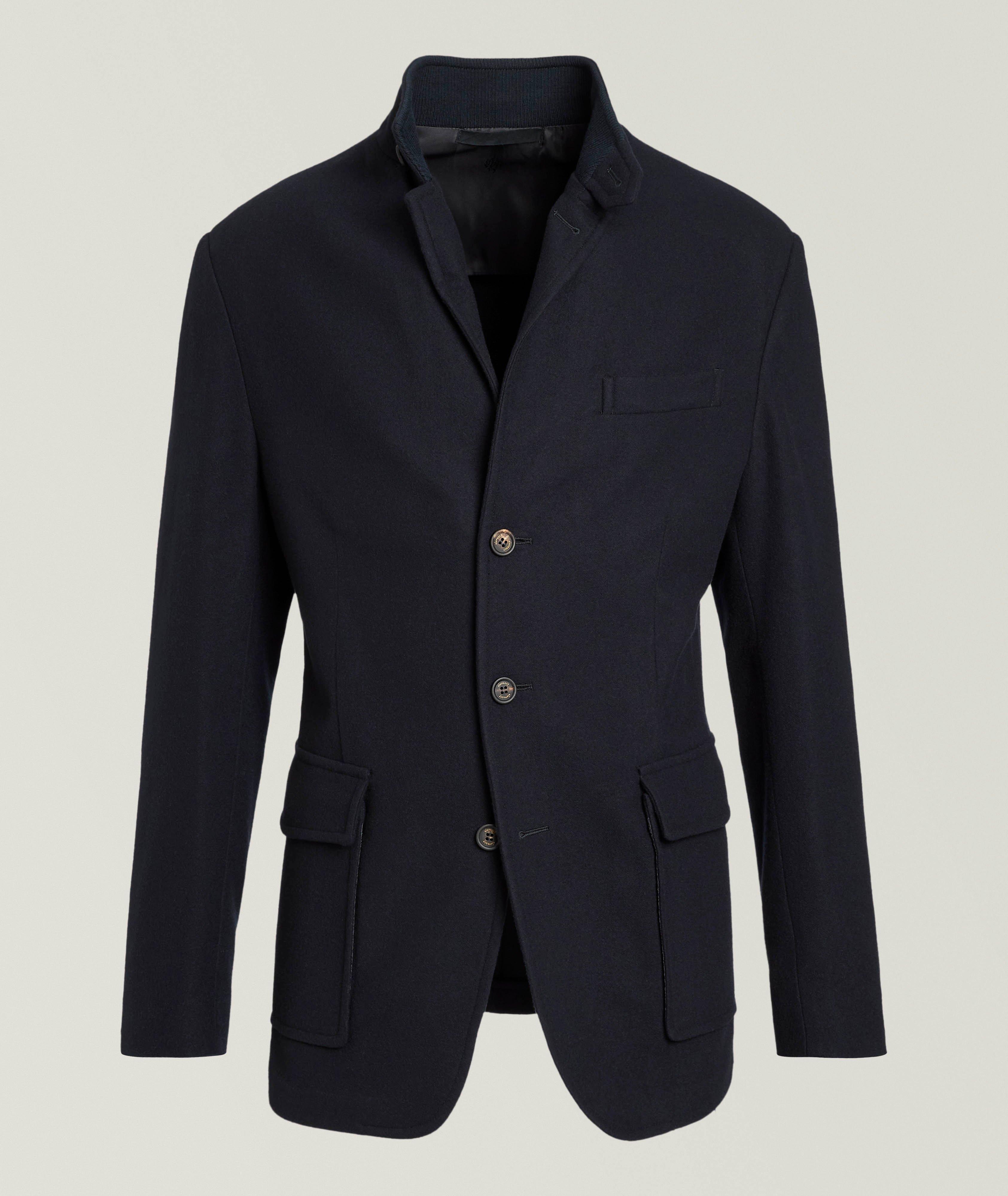 Stand Collar Wool Jacket image 0