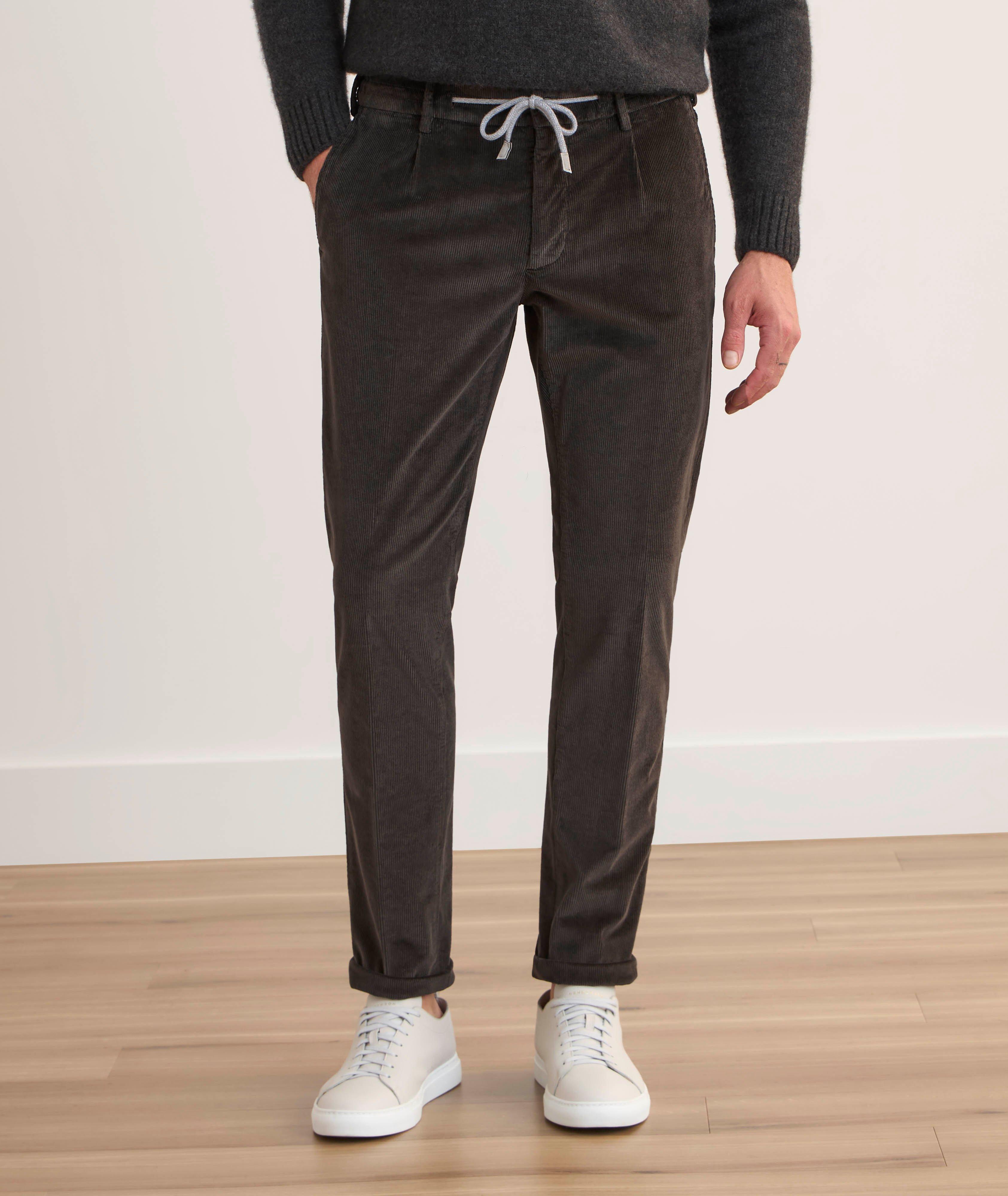Pantalon sport en velours côtelé image 1