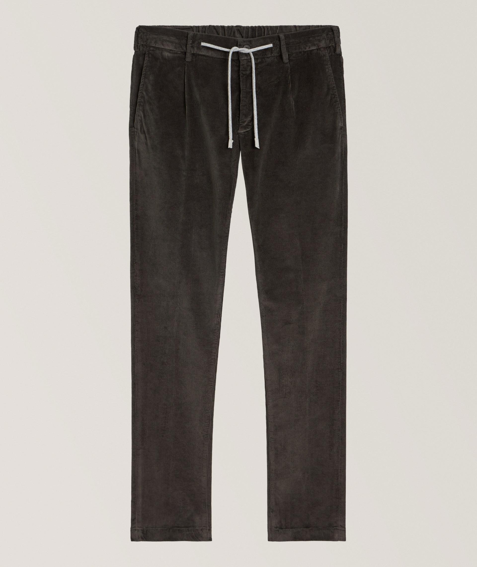 Pantalon sport en velours côtelé image 0
