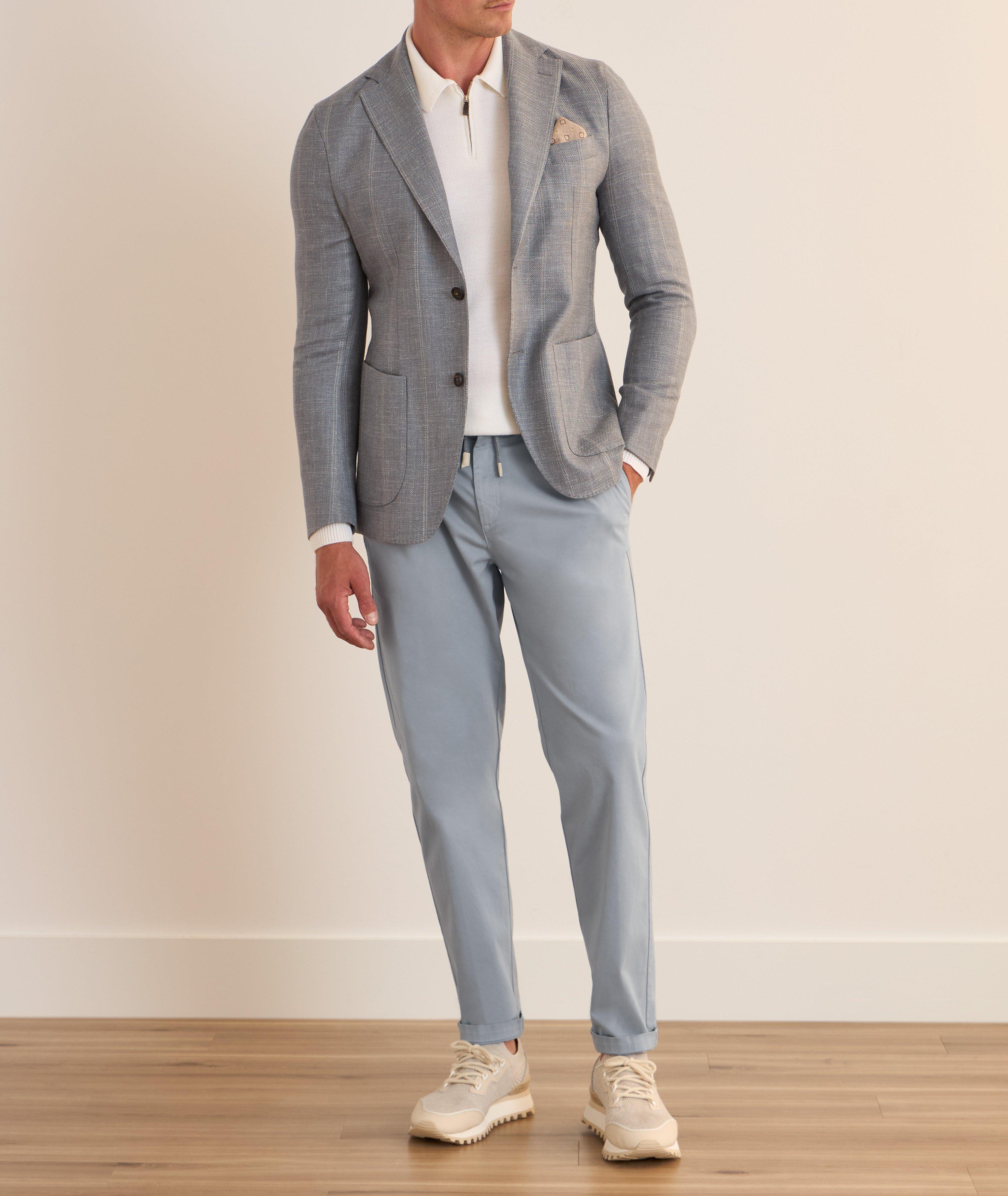 Stretch-Cotton Joggers image 4