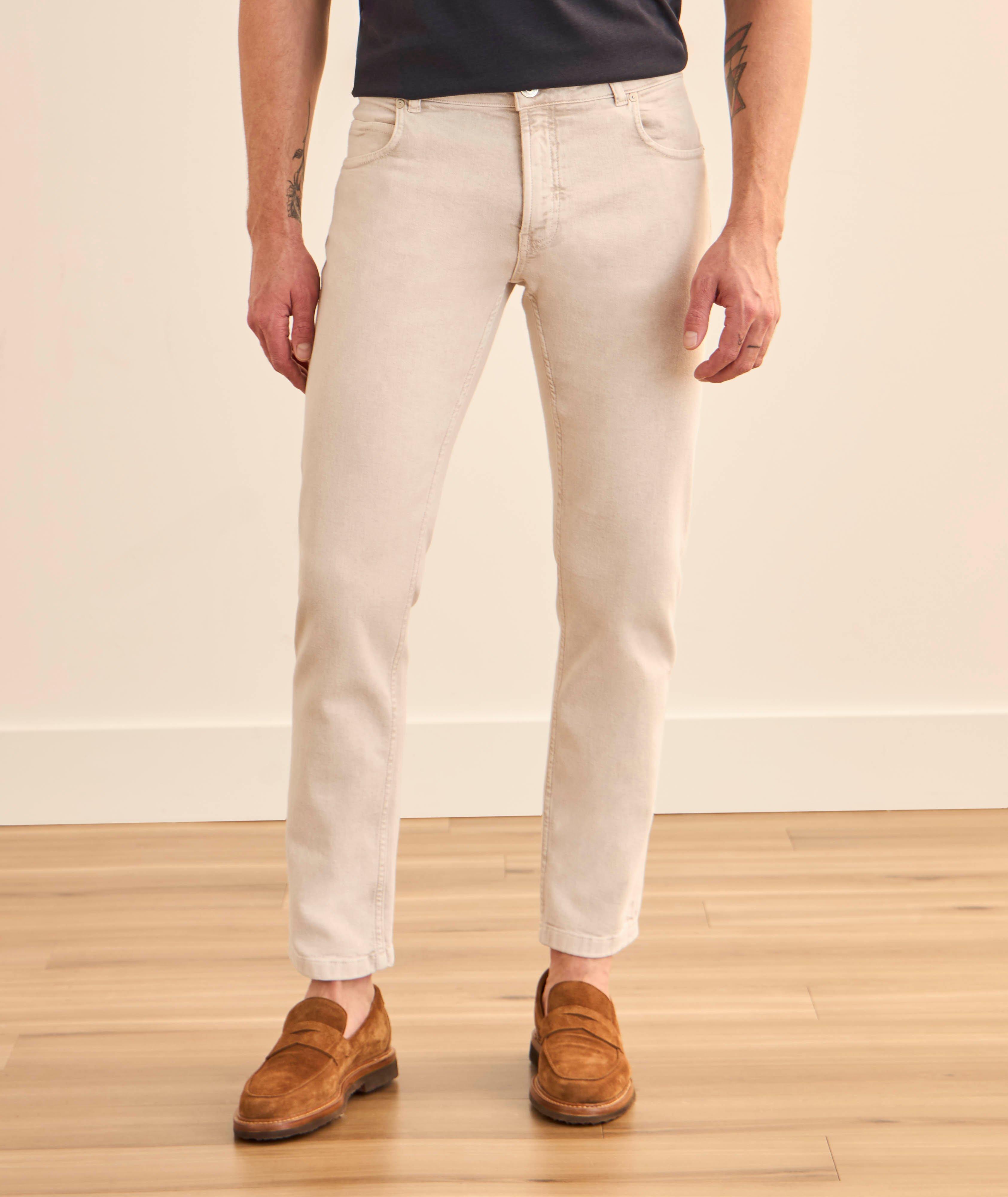 Pantalon cinq poches coton stretch image 1