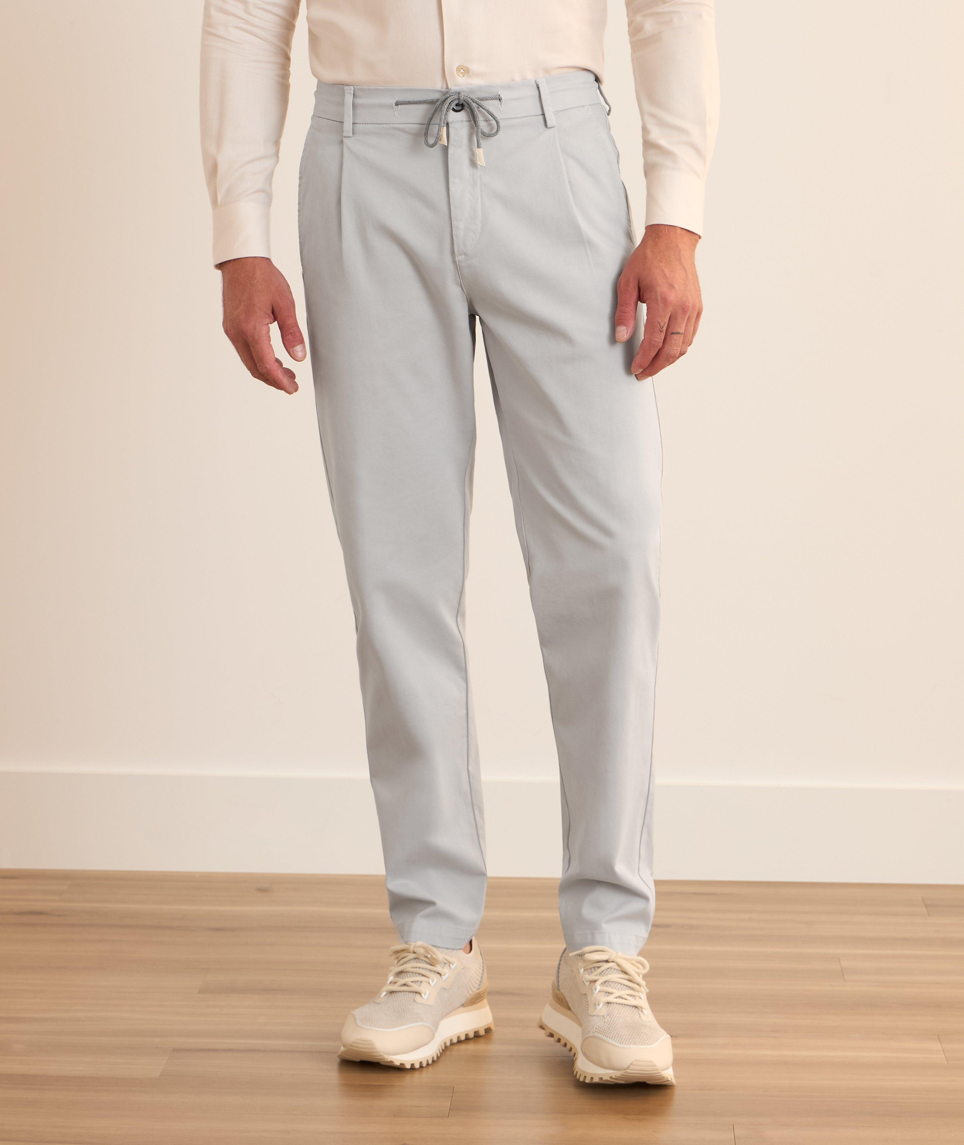 Stretch-Cotton Joggers image 1