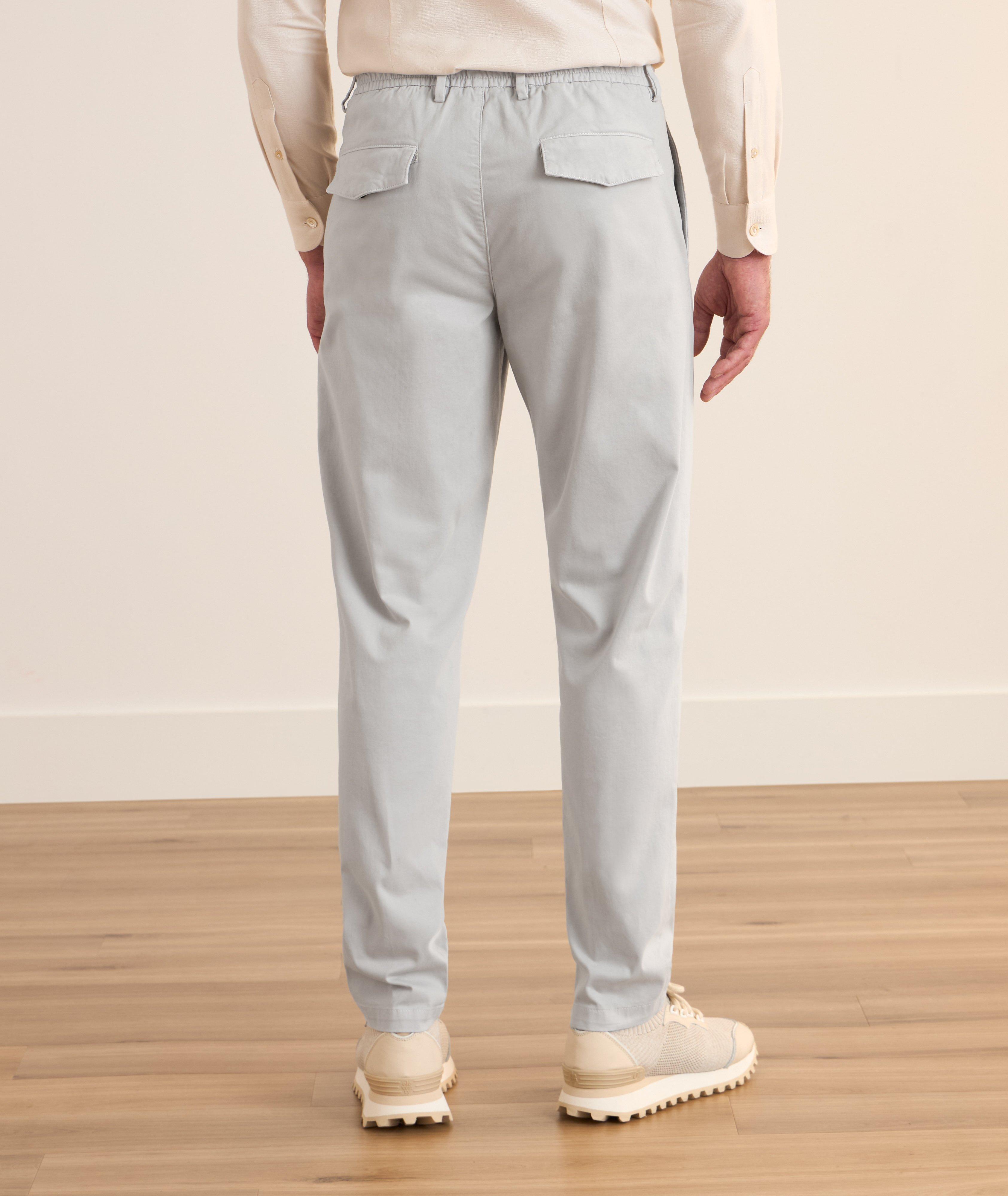 Stretch-Cotton Joggers image 2