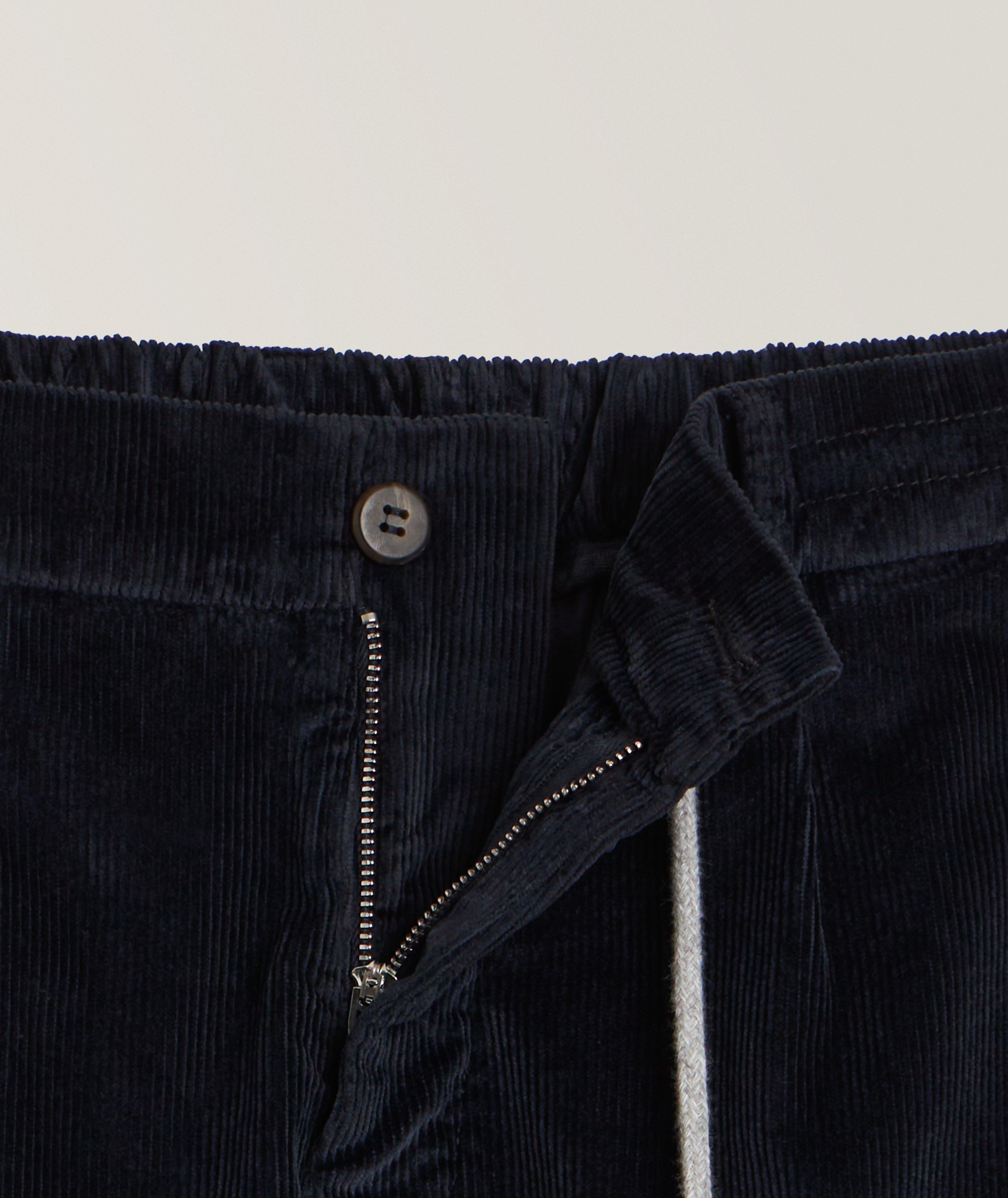 Milano Cotton-Blend Corduroy Joggers  image 4