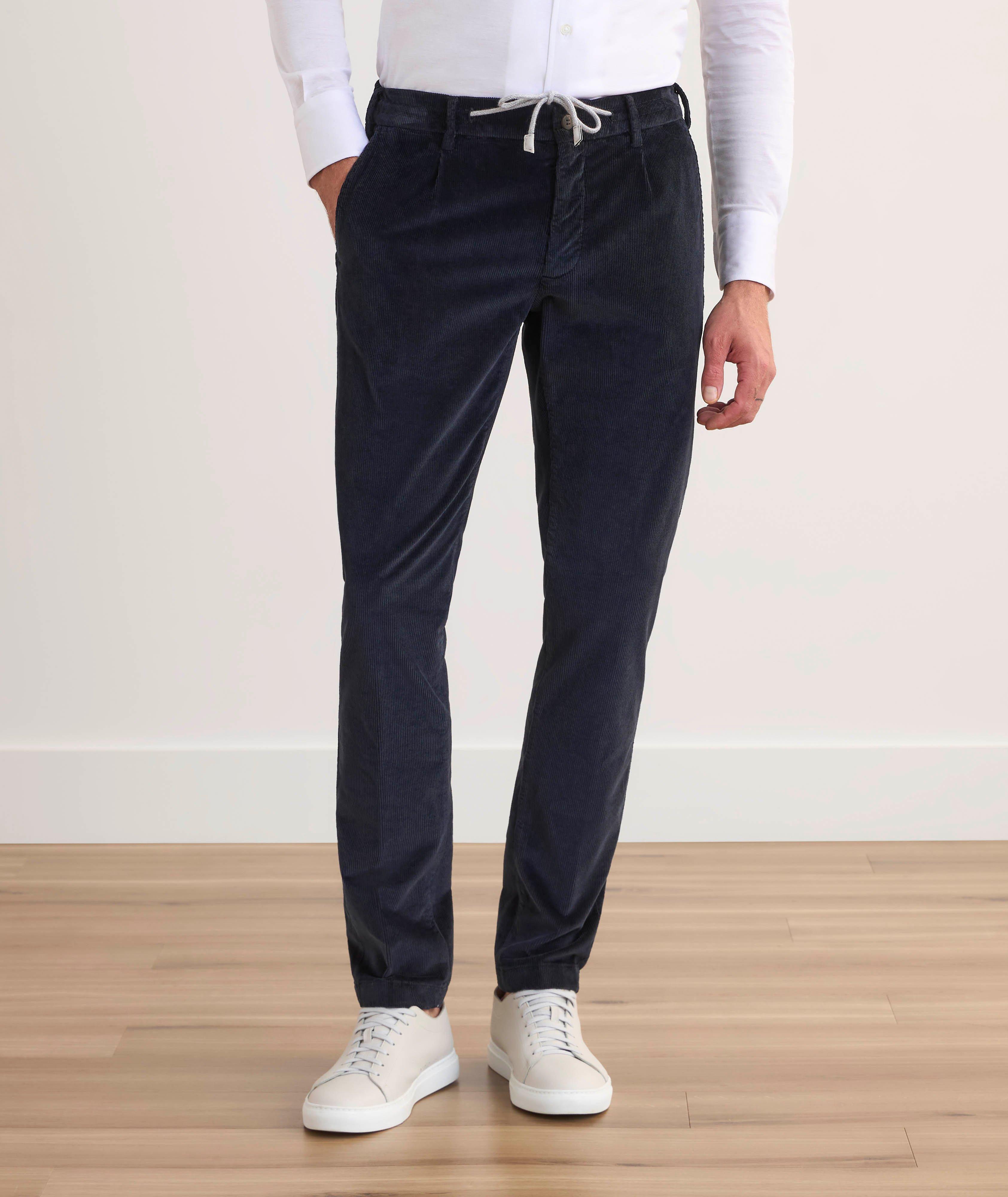 Milano Cotton-Blend Corduroy Joggers  image 1