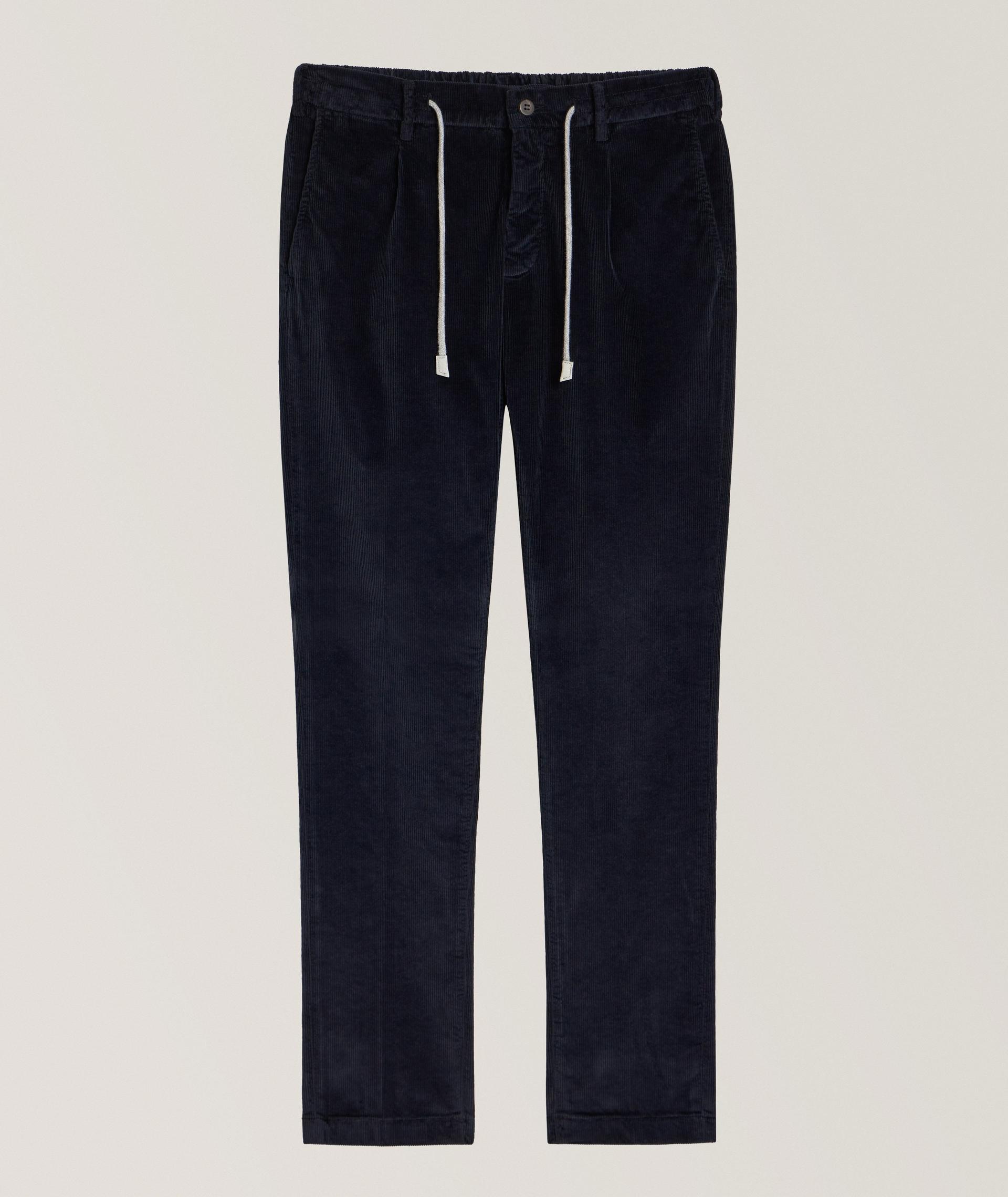 Pantalon sport en velours côtelé image 0