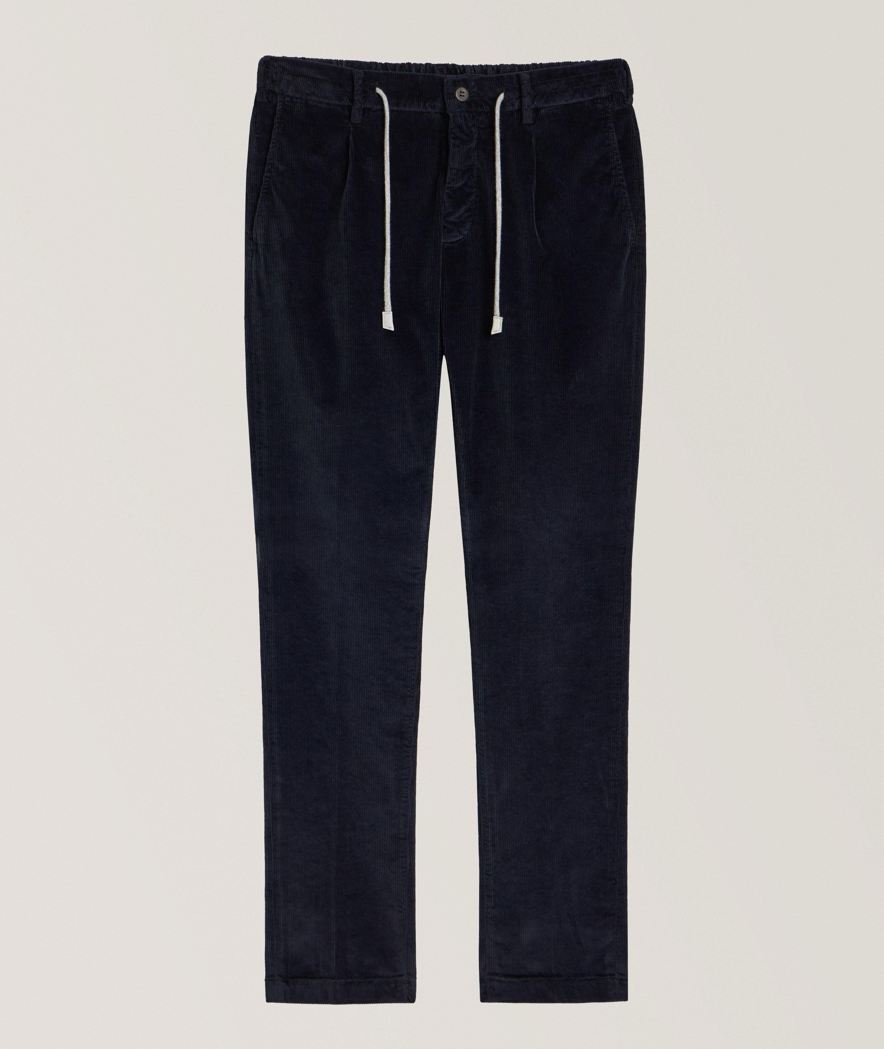 Milano Cotton-Blend Corduroy Joggers  image 0