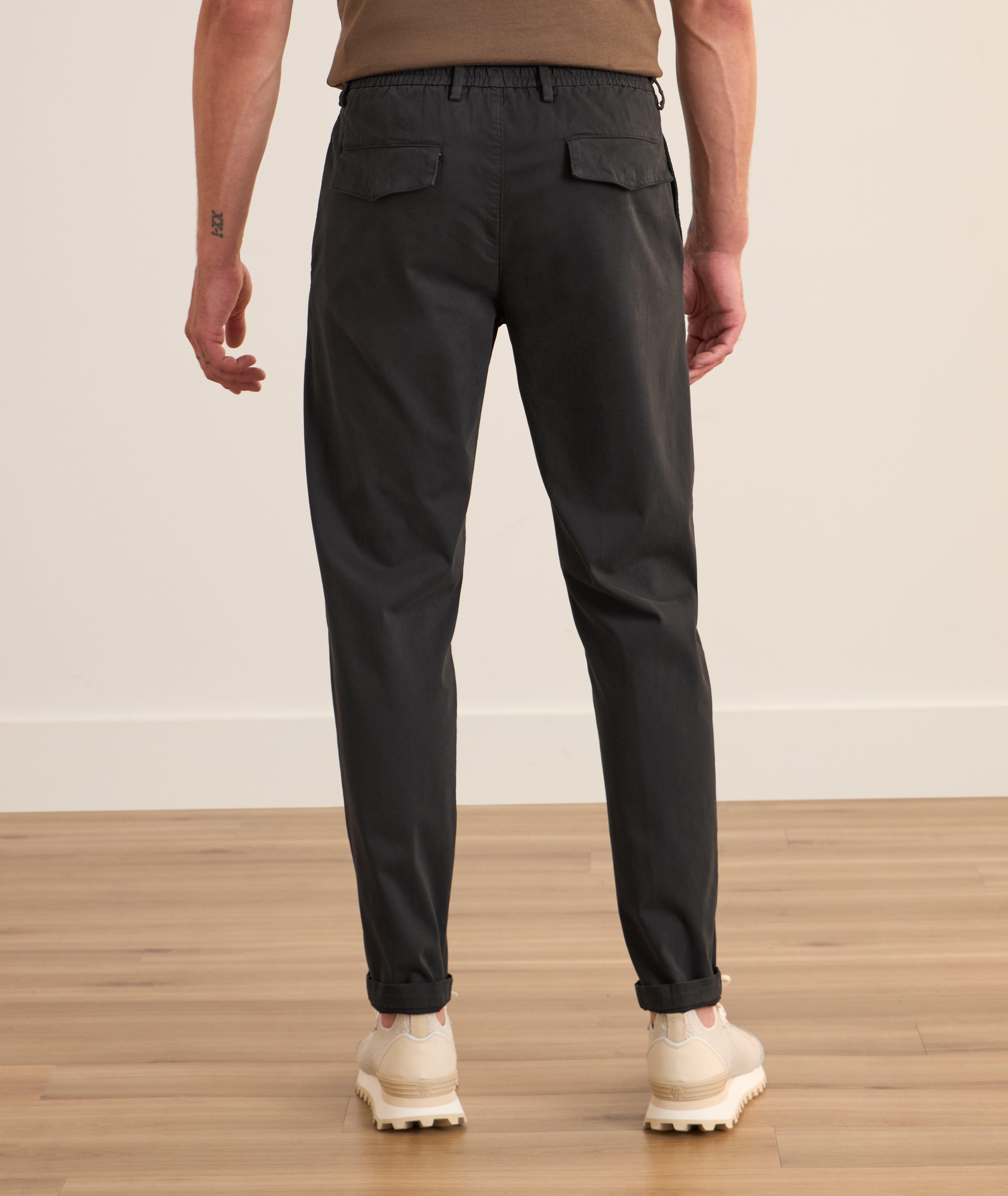 Stretch-Cotton Joggers image 2
