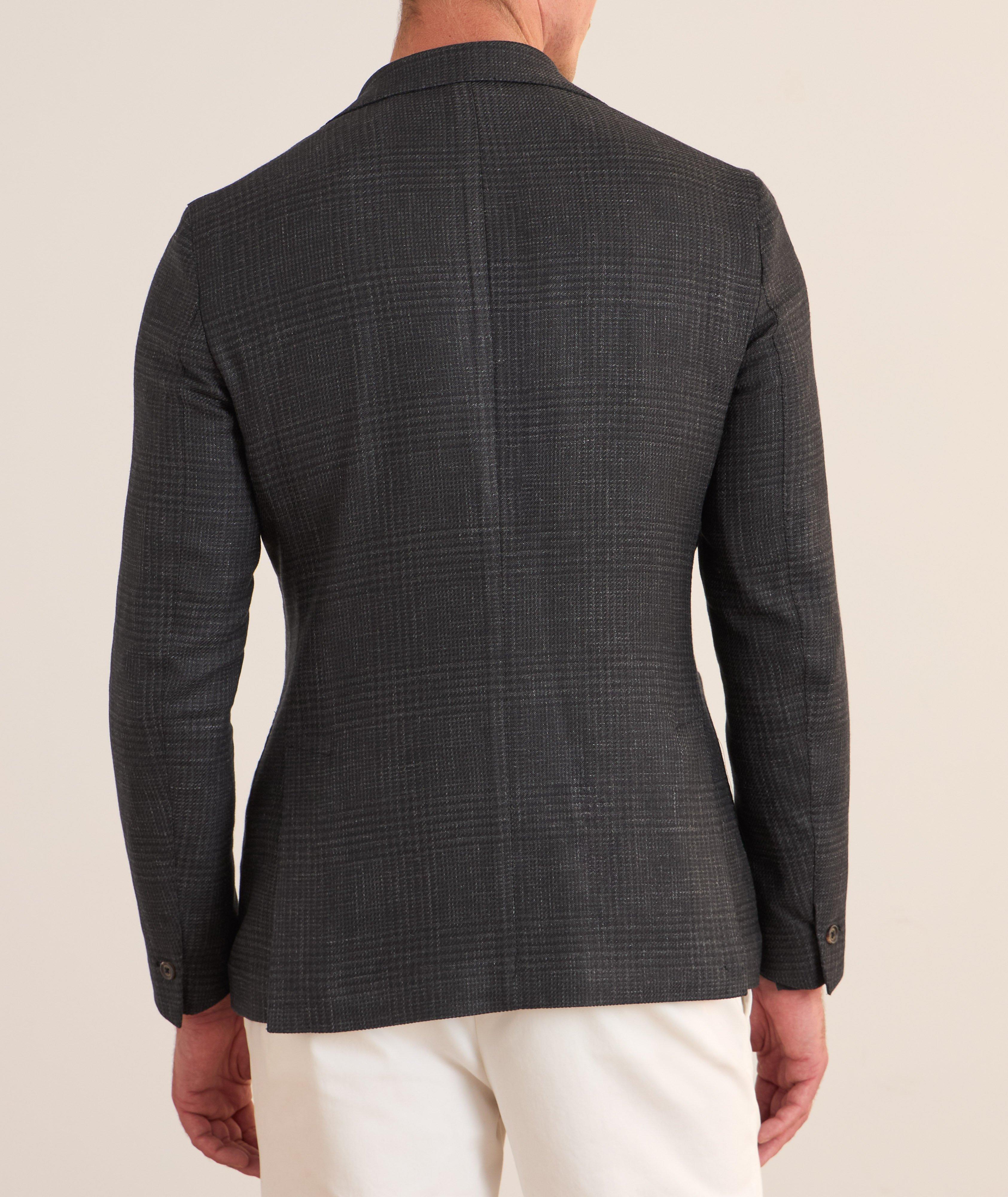 Plaid Wool-Silk-Linen Sport Jacket image 2