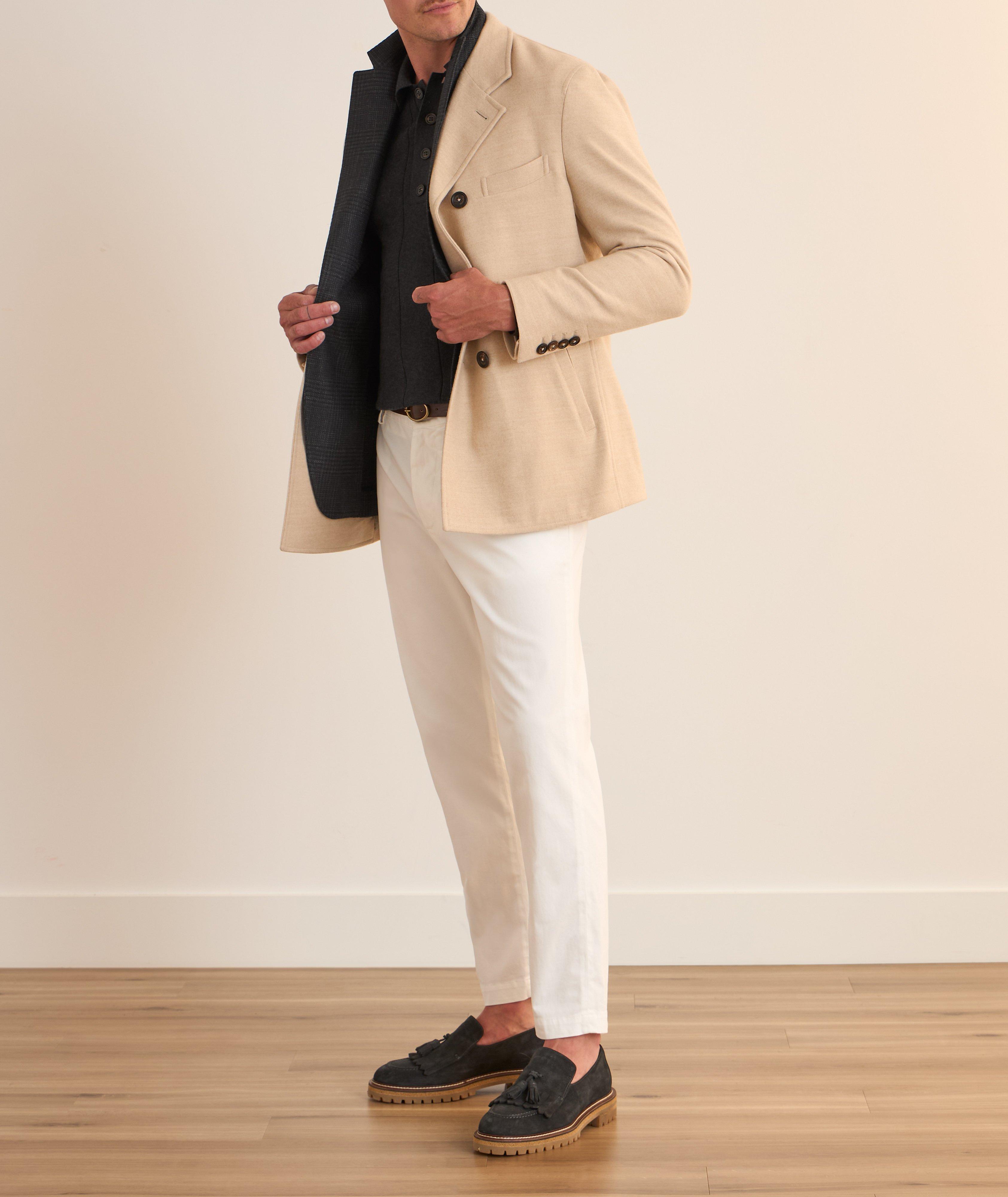Plaid Wool-Silk-Linen Sport Jacket image 4