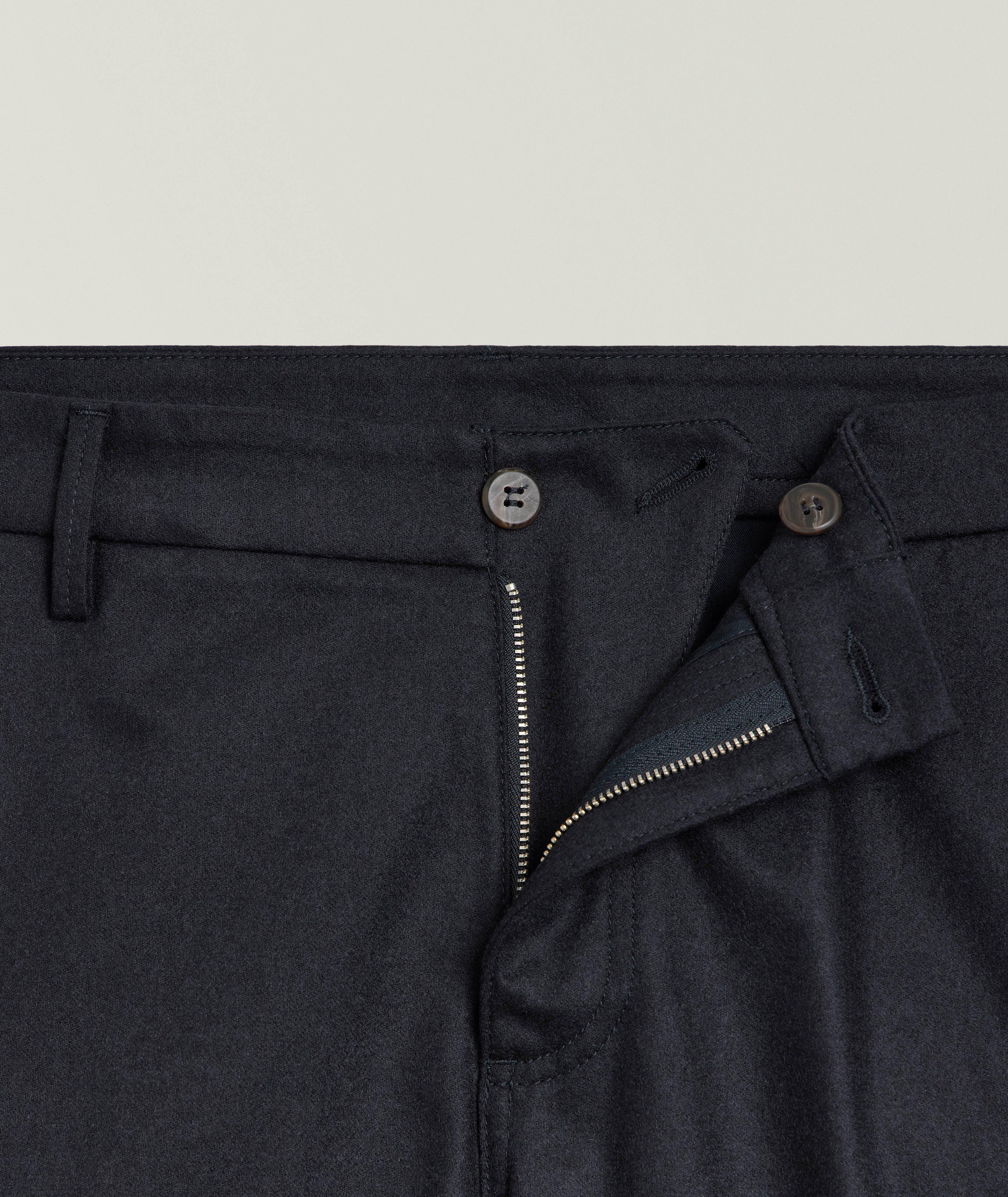 Wool-Blend Flannel Cargo Pants image 1