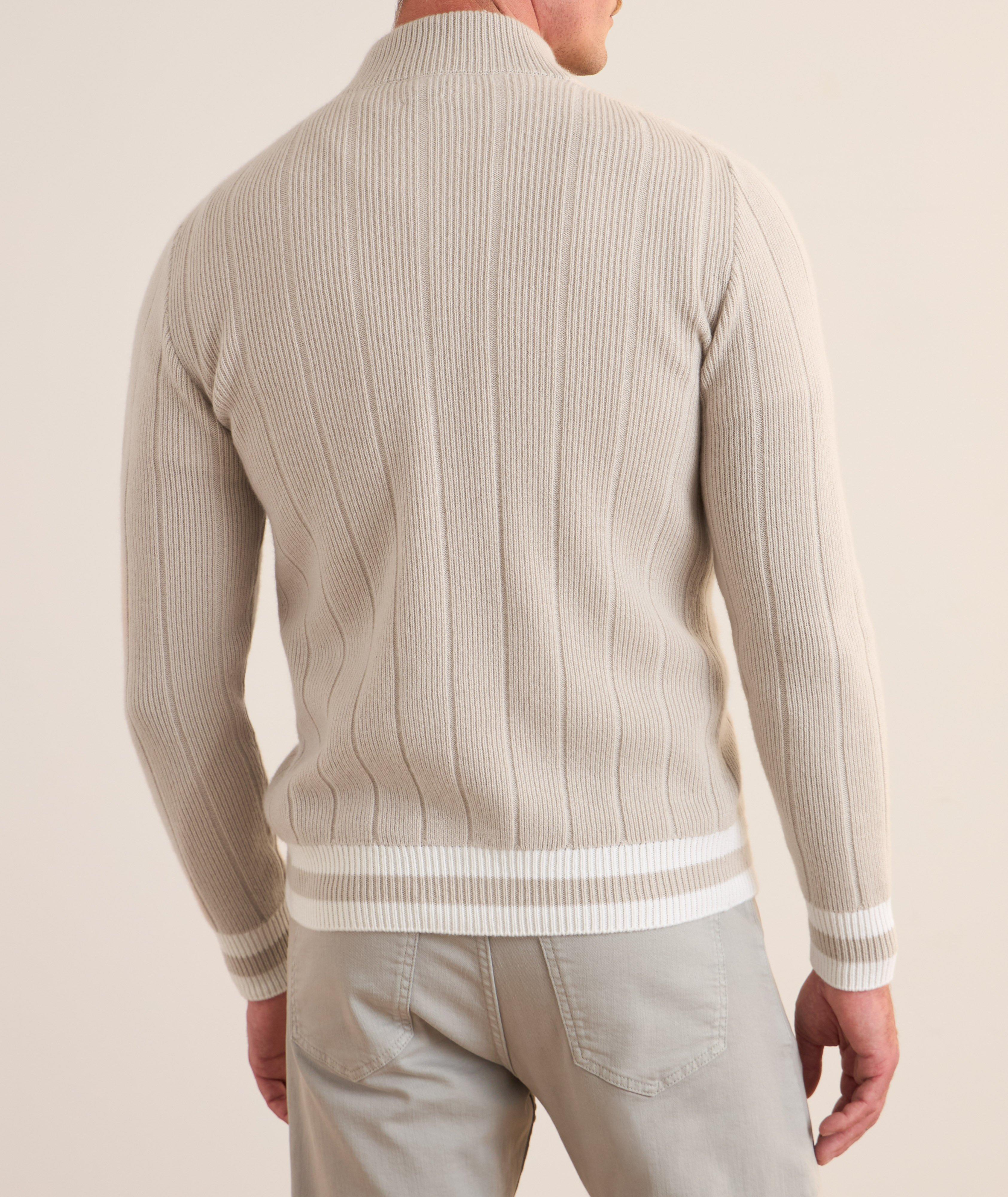 Rib-Knit Cashmere Cardigan image 2