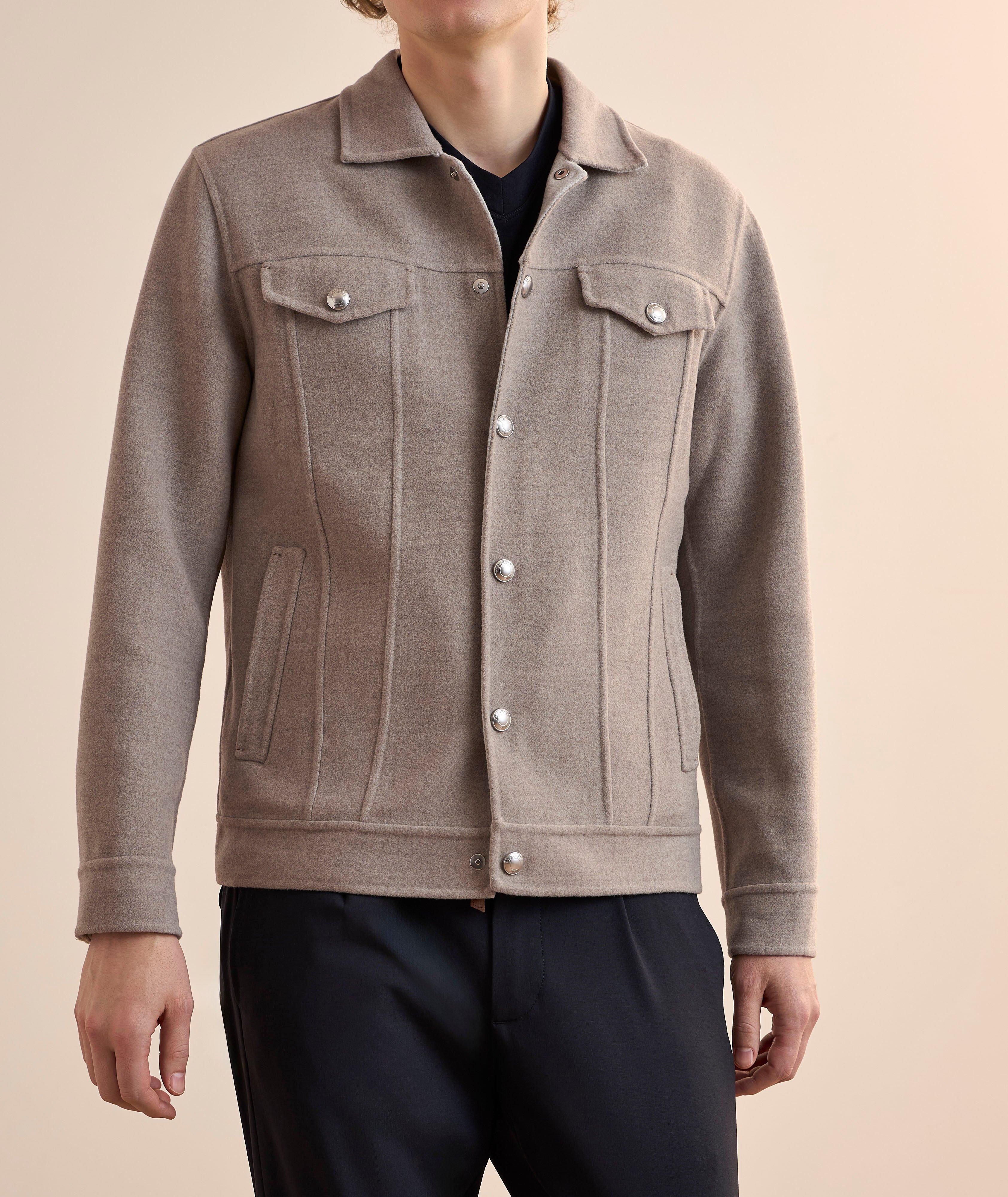 Veste camionneur en laine image 1