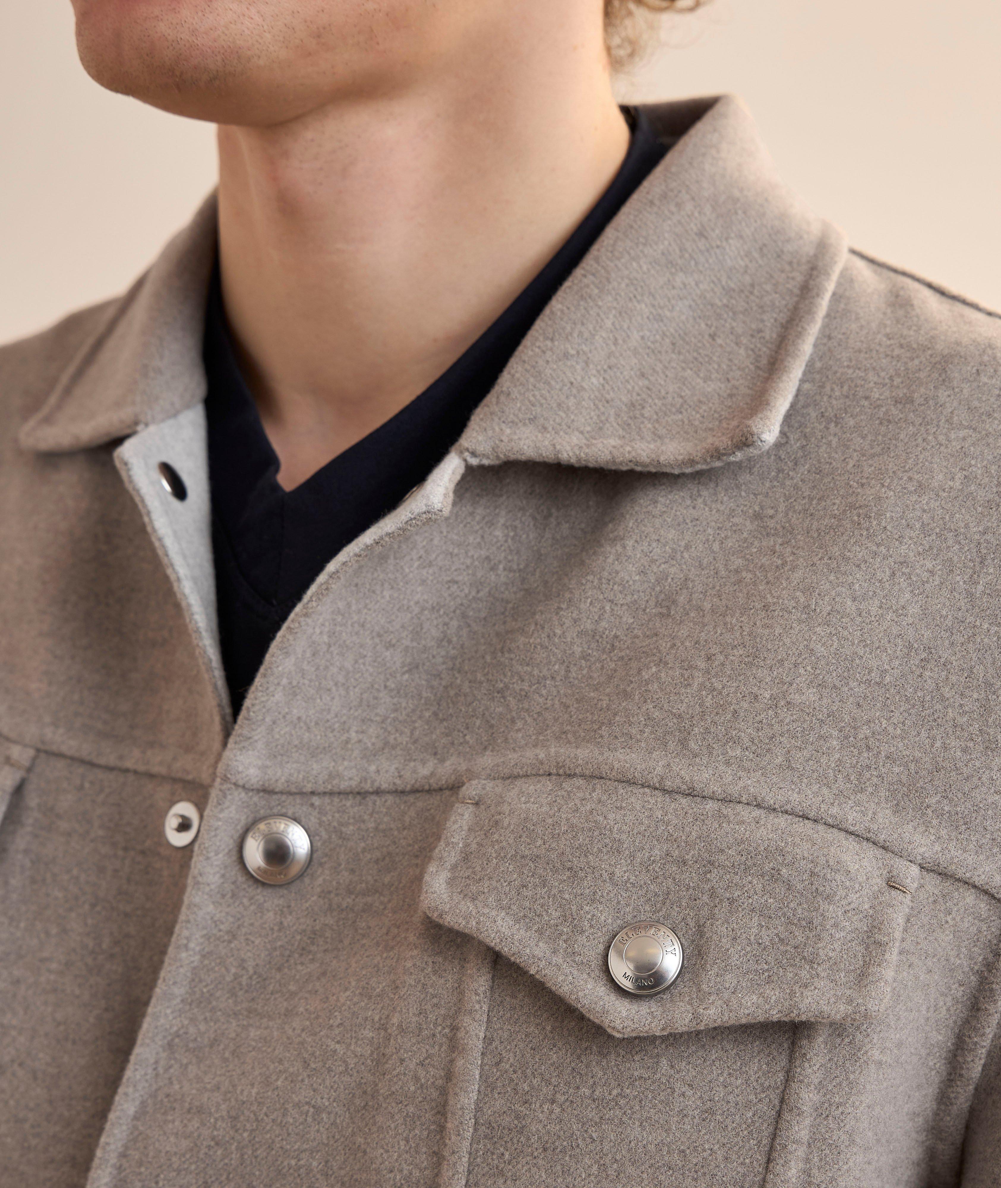 Veste camionneur en laine image 3