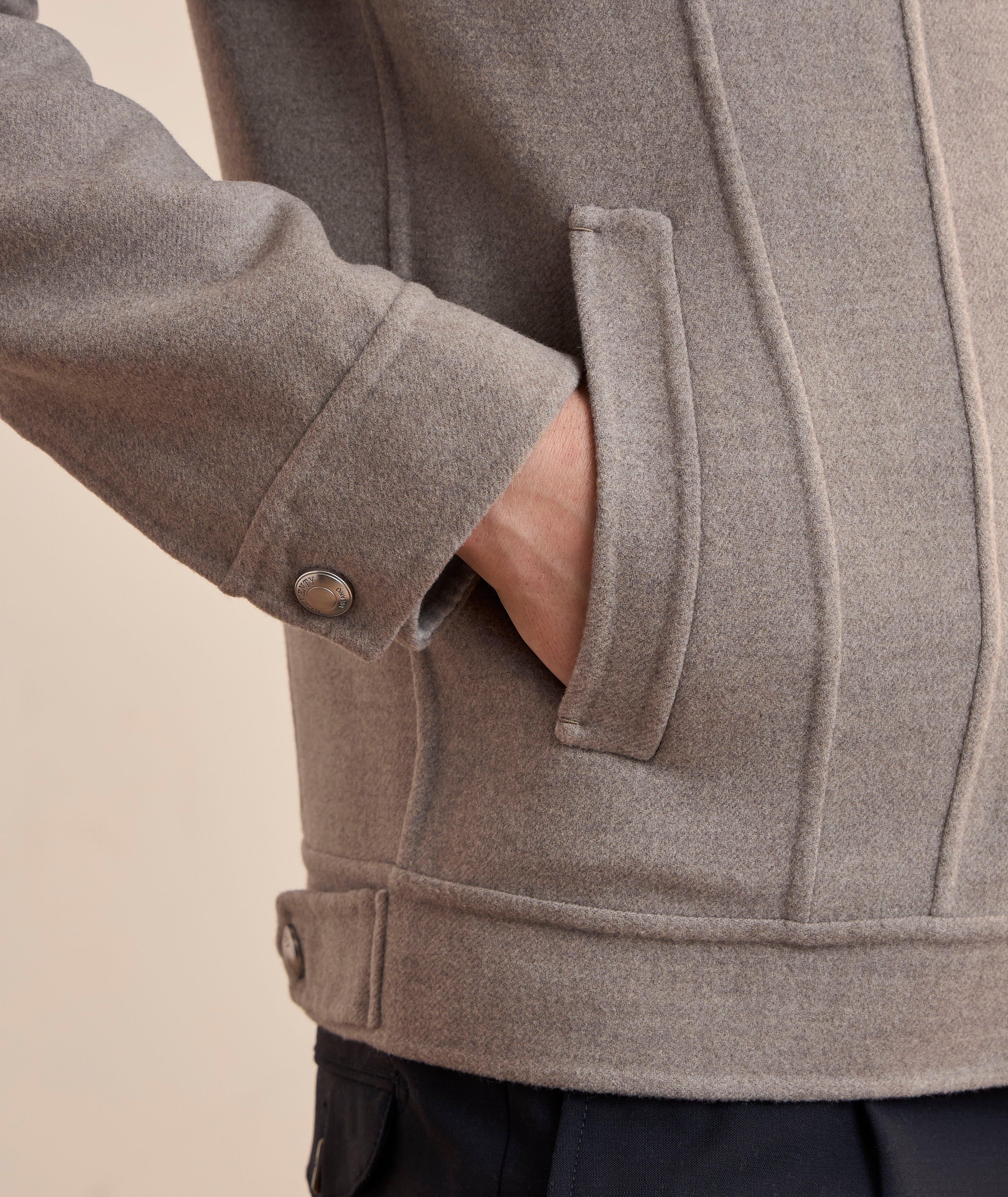 Veste camionneur en laine image 4