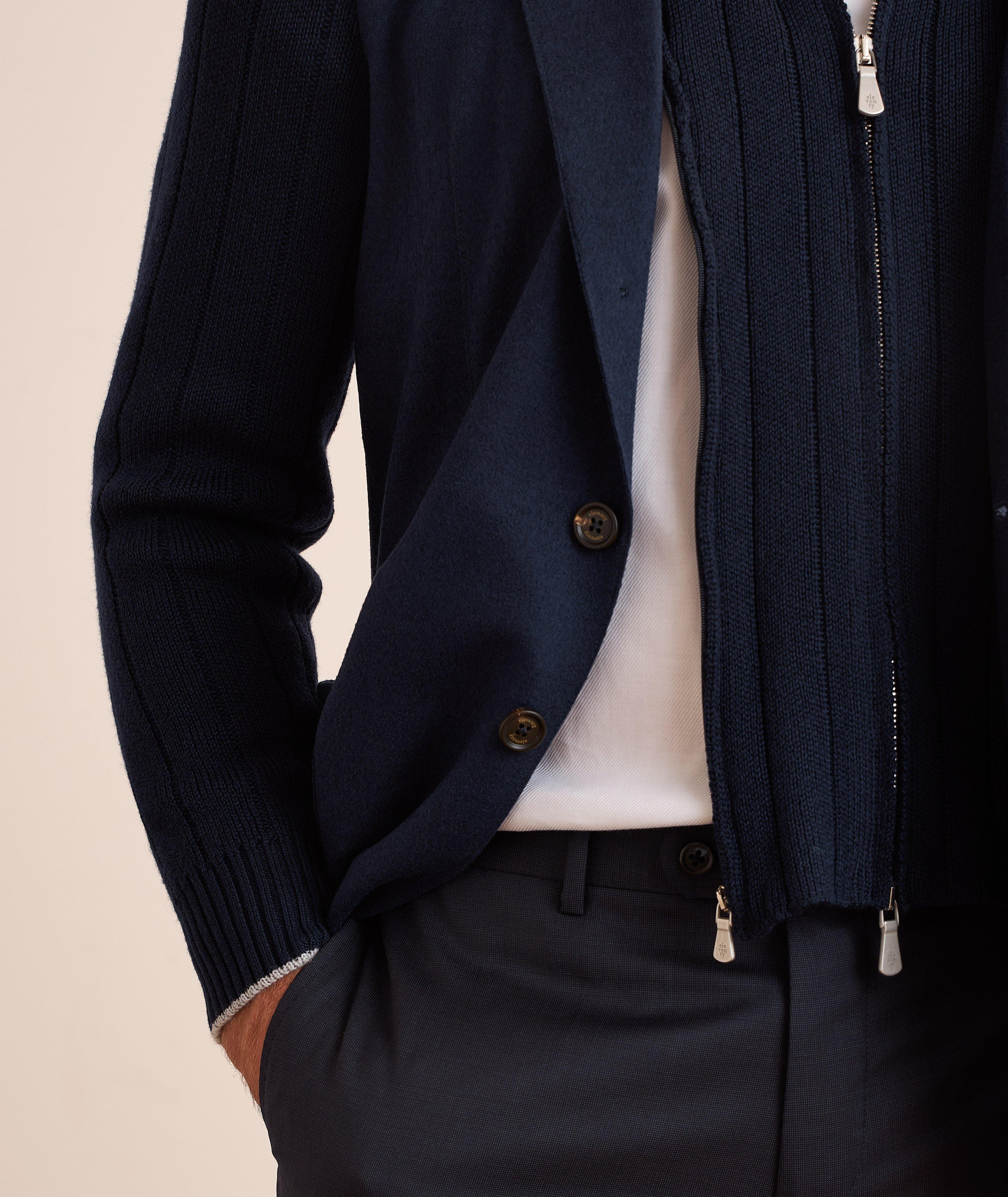 Removable-Bib Knit Sport Jacket image 4