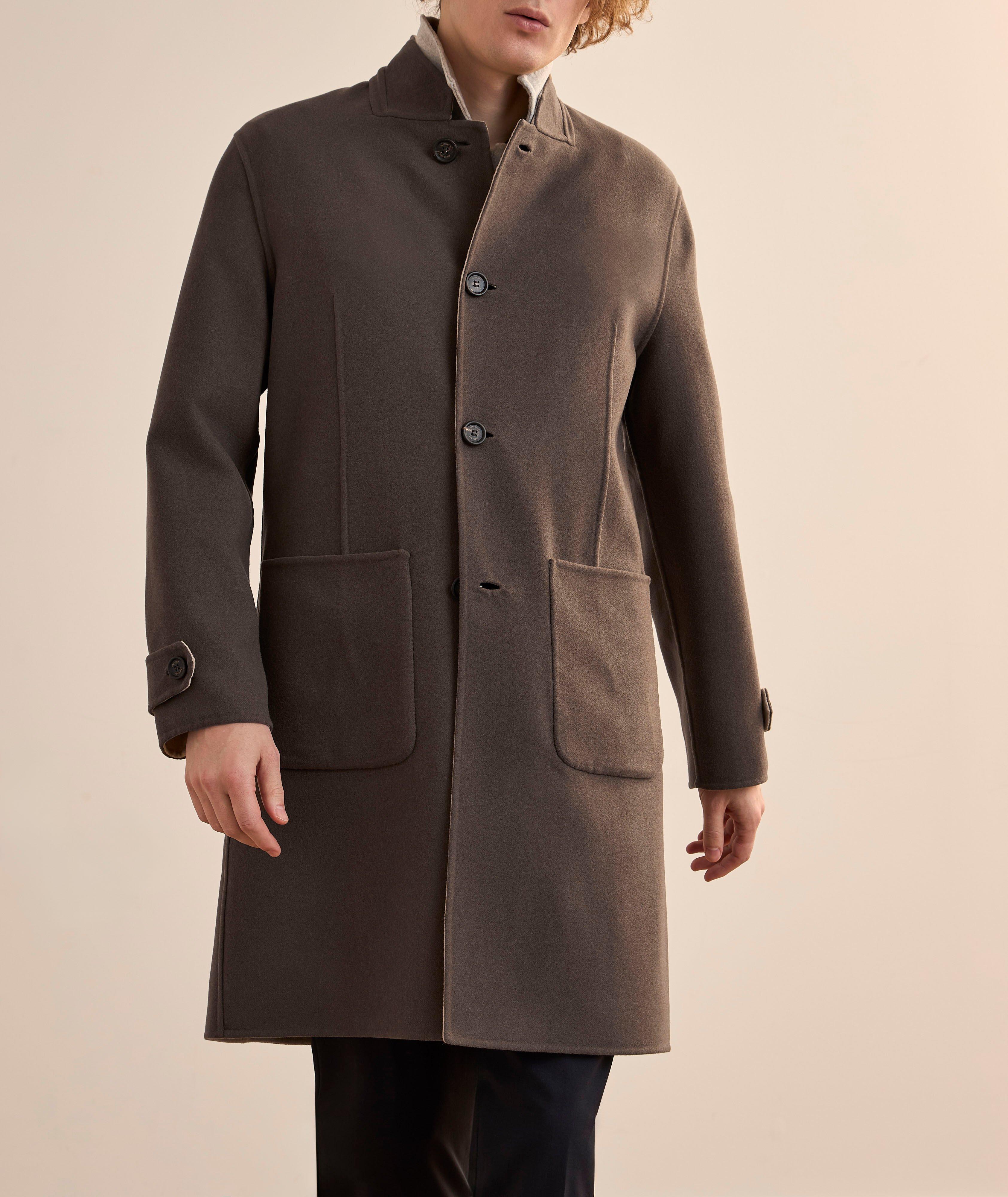 Manteau réversible en laine image 2