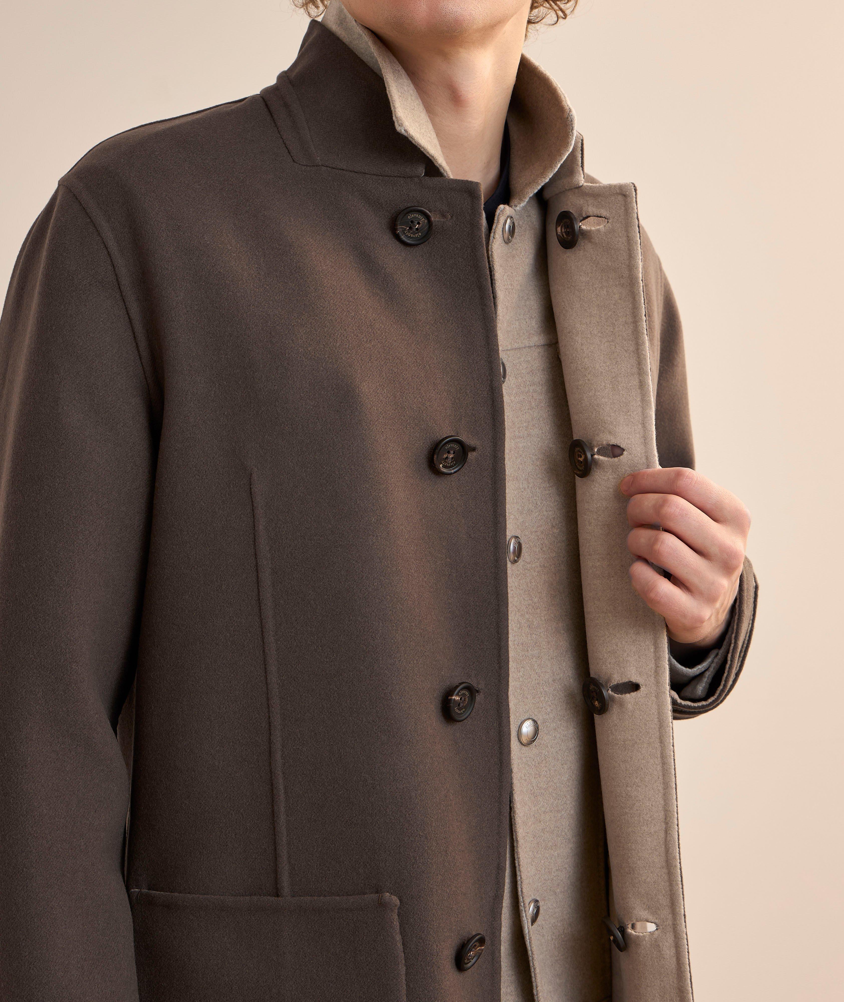 Manteau réversible en laine image 4