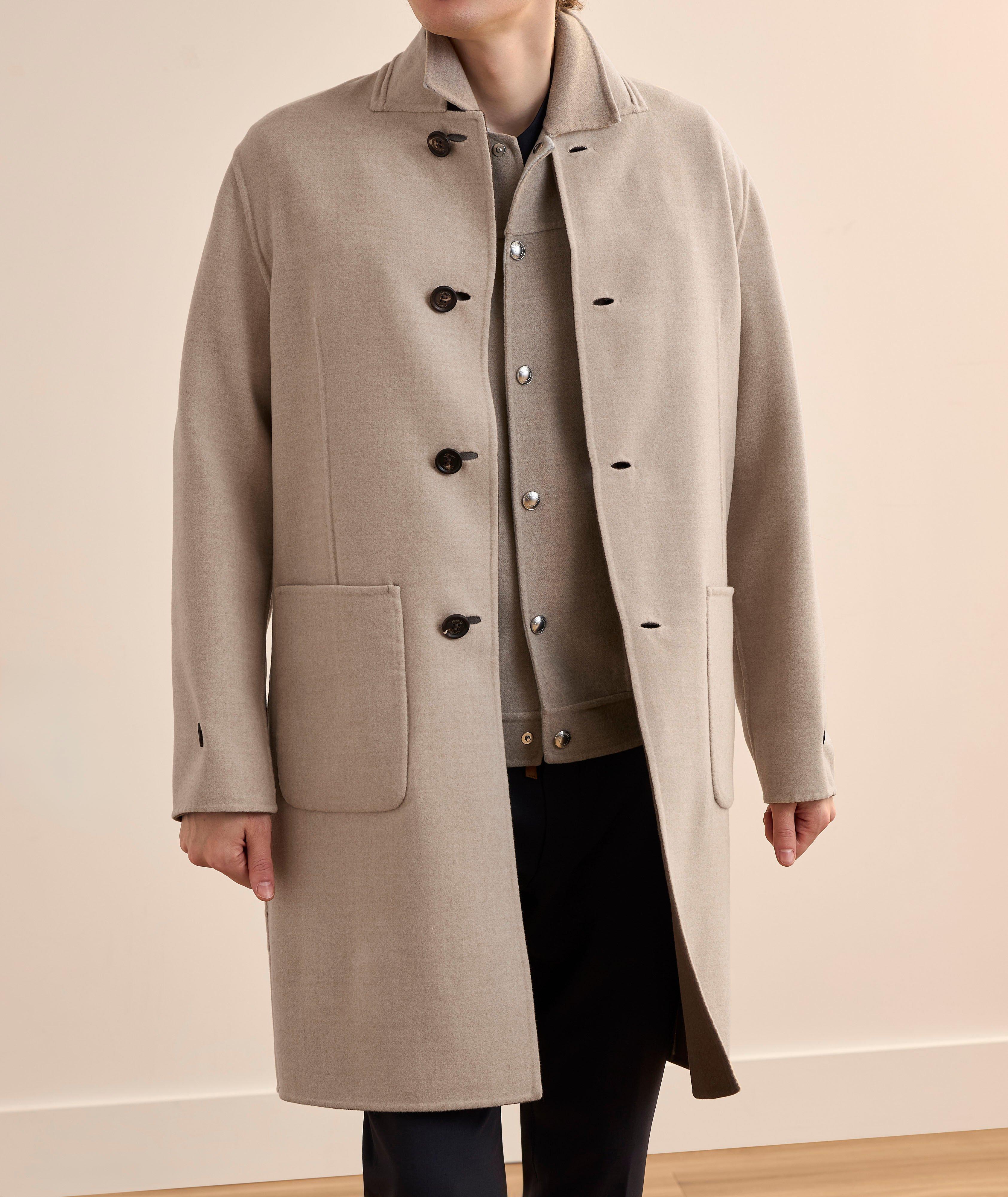 Manteau réversible en laine image 5