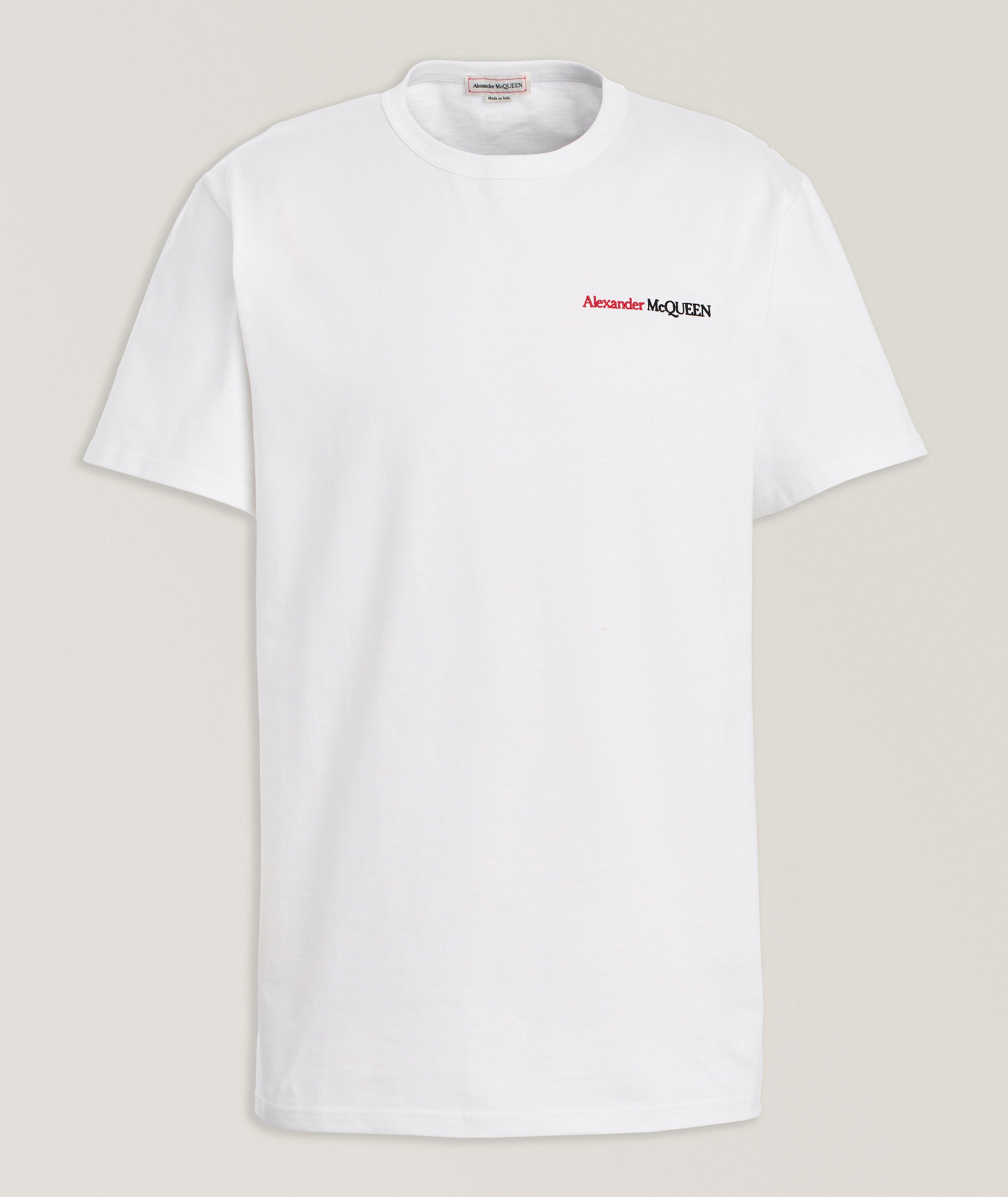 Cotton Embroidered Logo T-Shirt image 0
