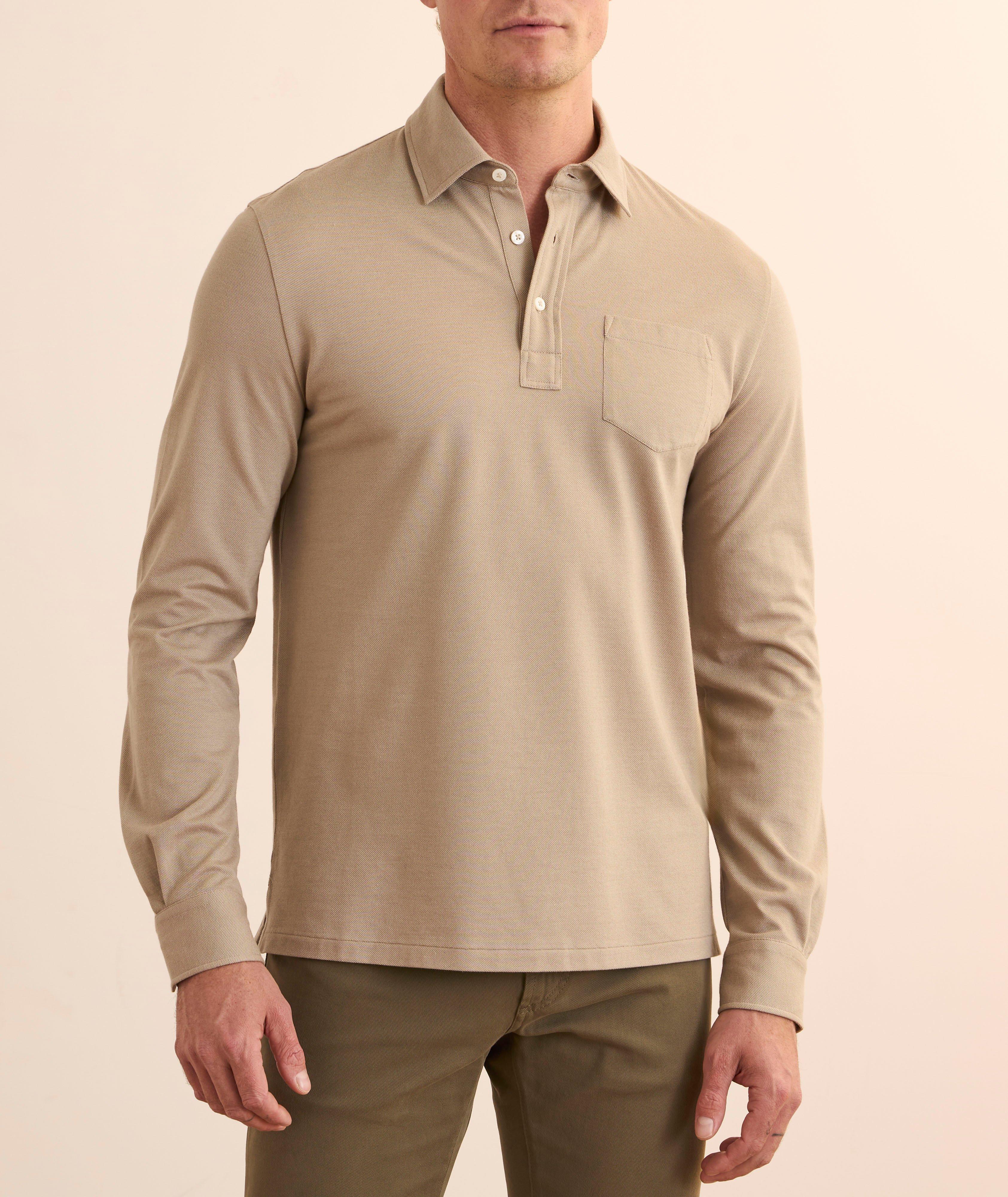 Cotton-Cashmere Piqué Polo  image 1