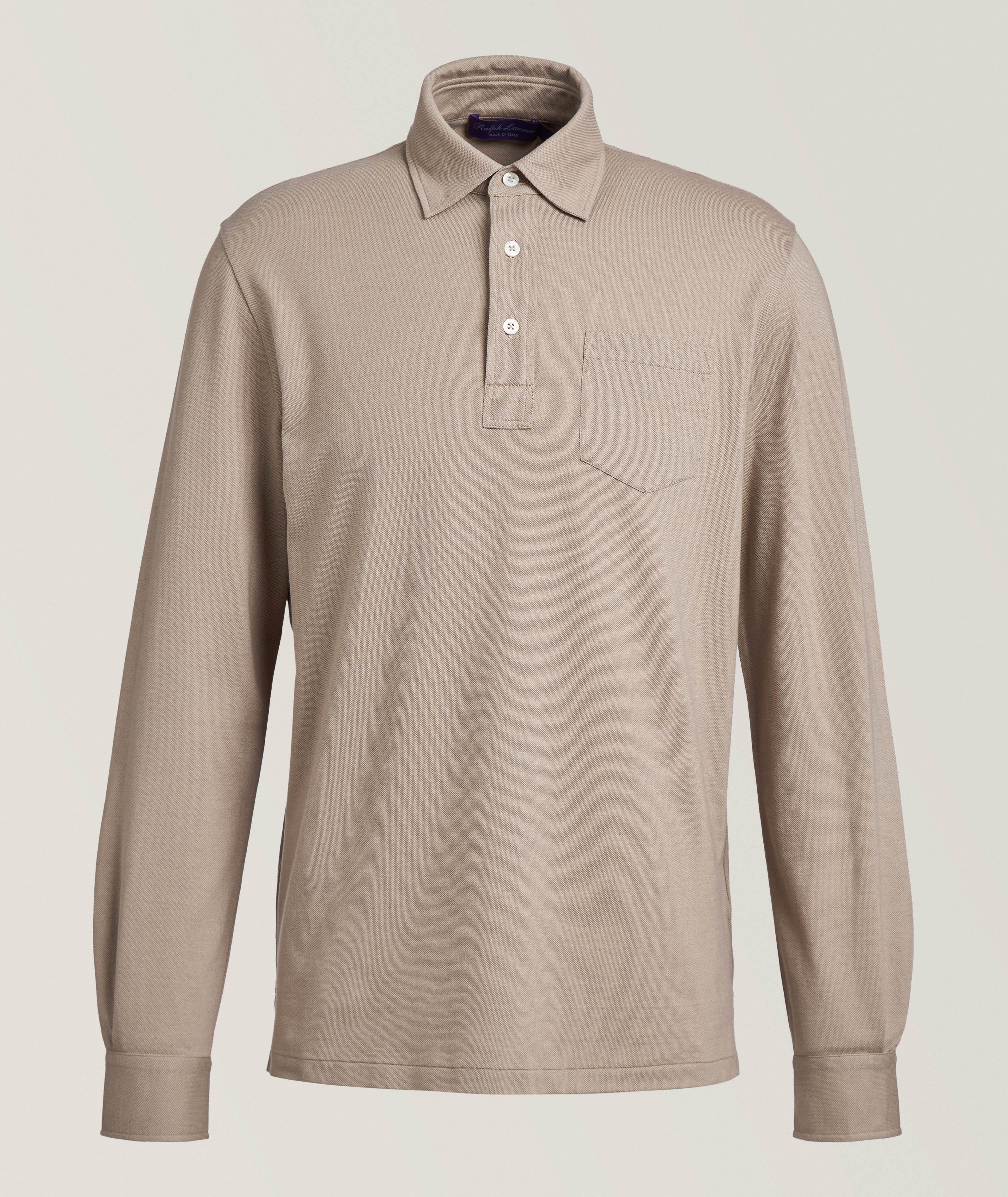 Cotton-Cashmere Piqué Polo  image 0