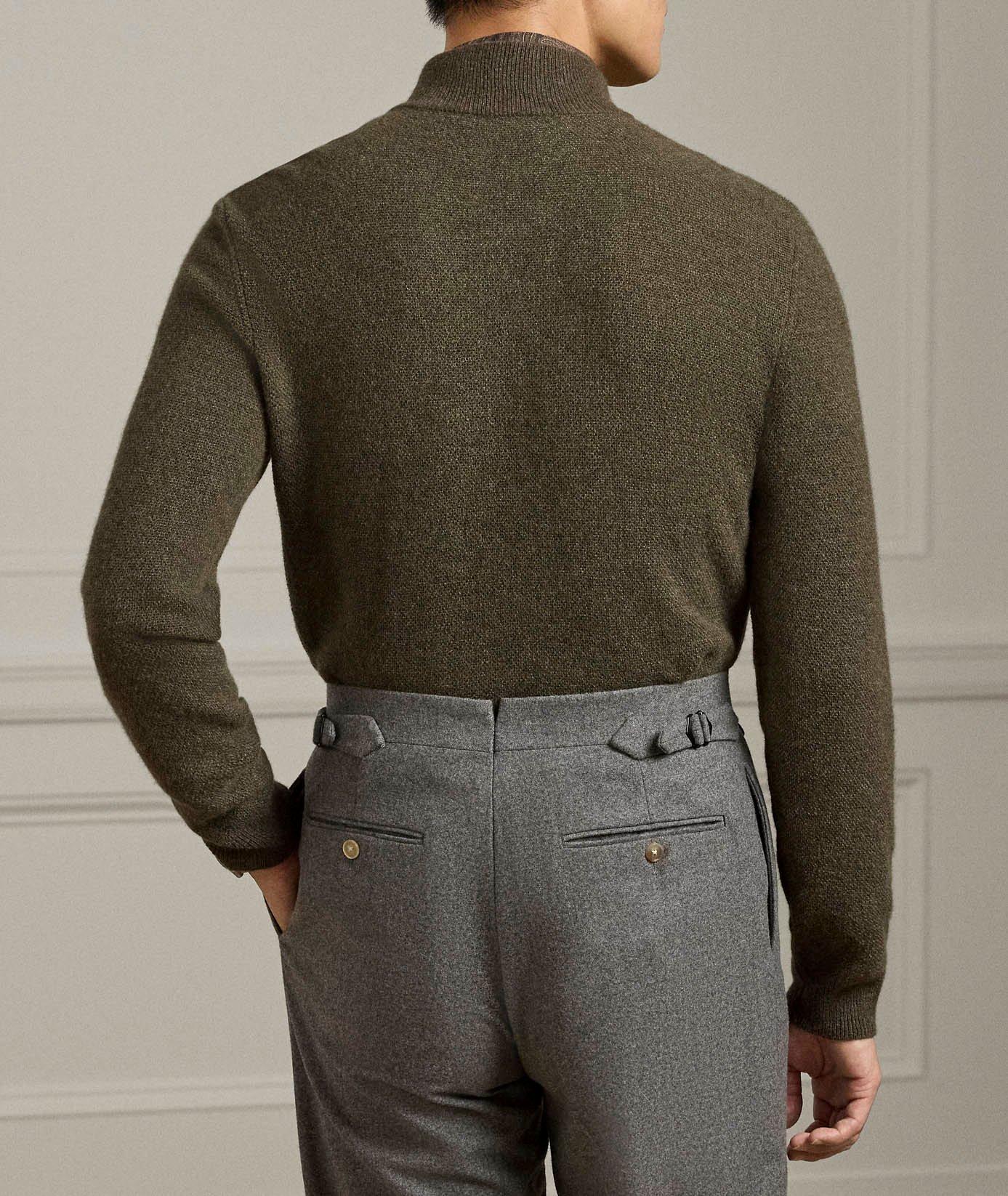 Birdseye Knit Cashmere Sweater image 2