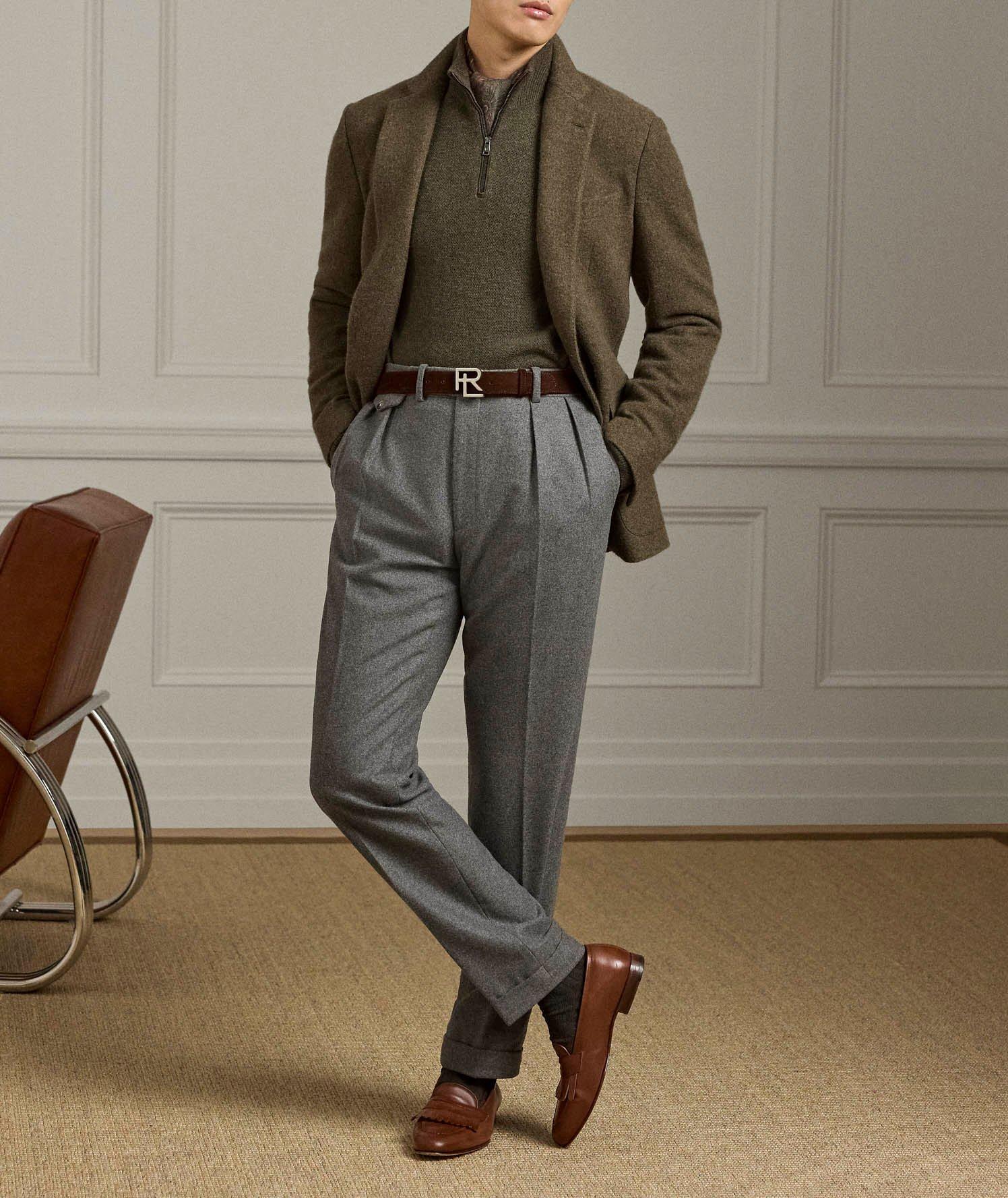 Birdseye Knit Cashmere Sweater image 4