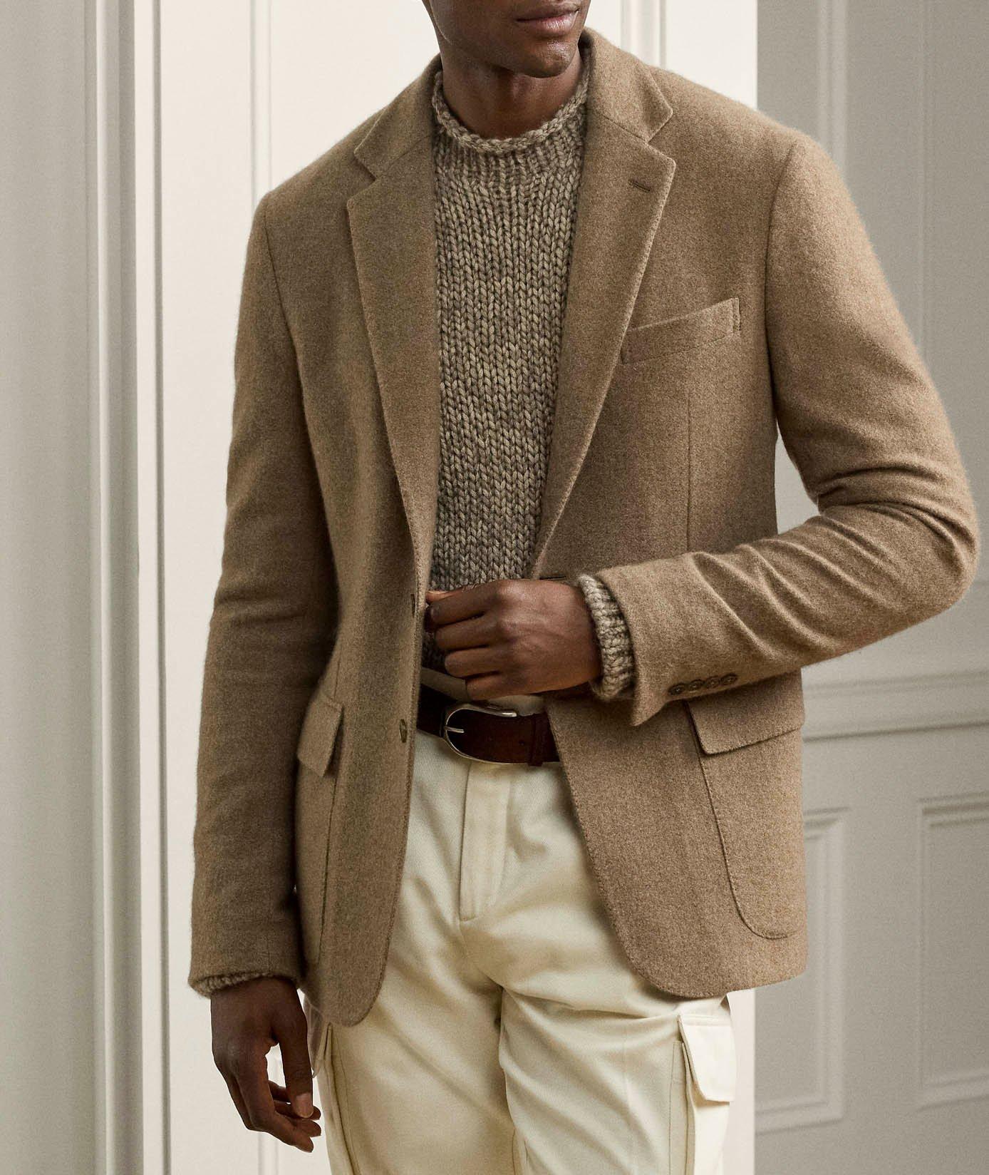 Hadley Brushed Cashmere-Wool Sport Jacket image 1