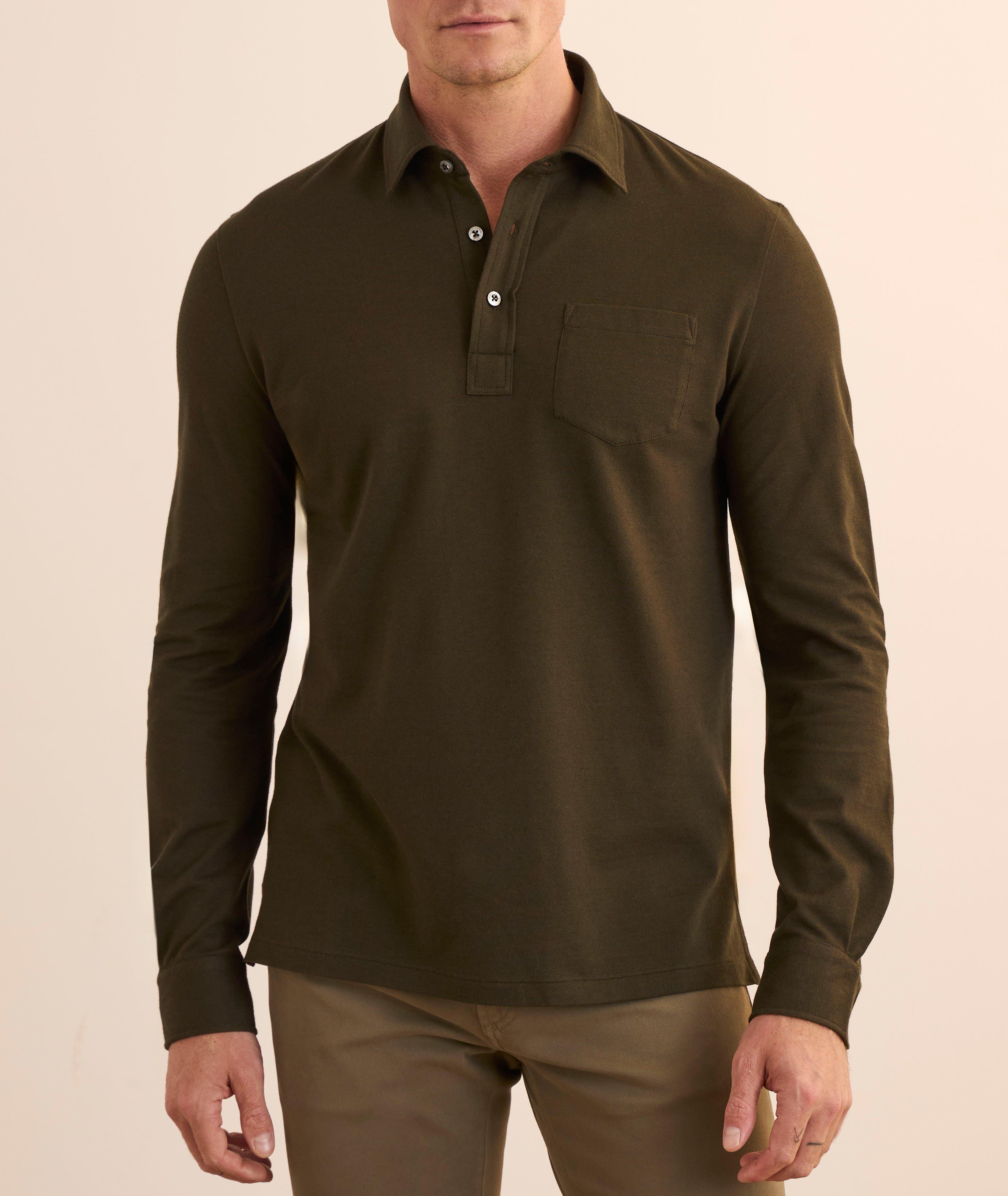 Cotton-Cashmere Piqué Polo  image 1