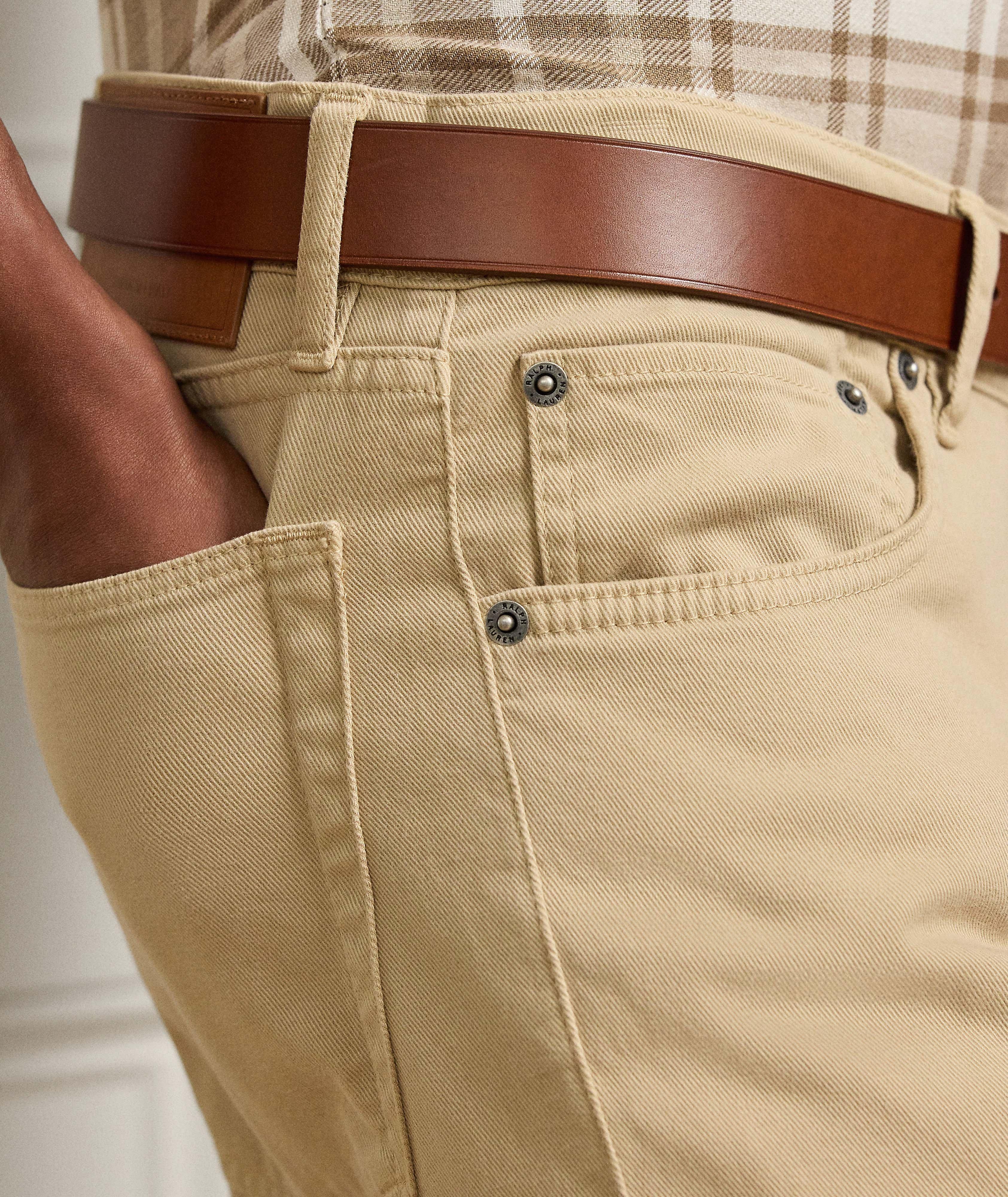 Pantalon Sherrington en twill extensible de coupe amincie image 3
