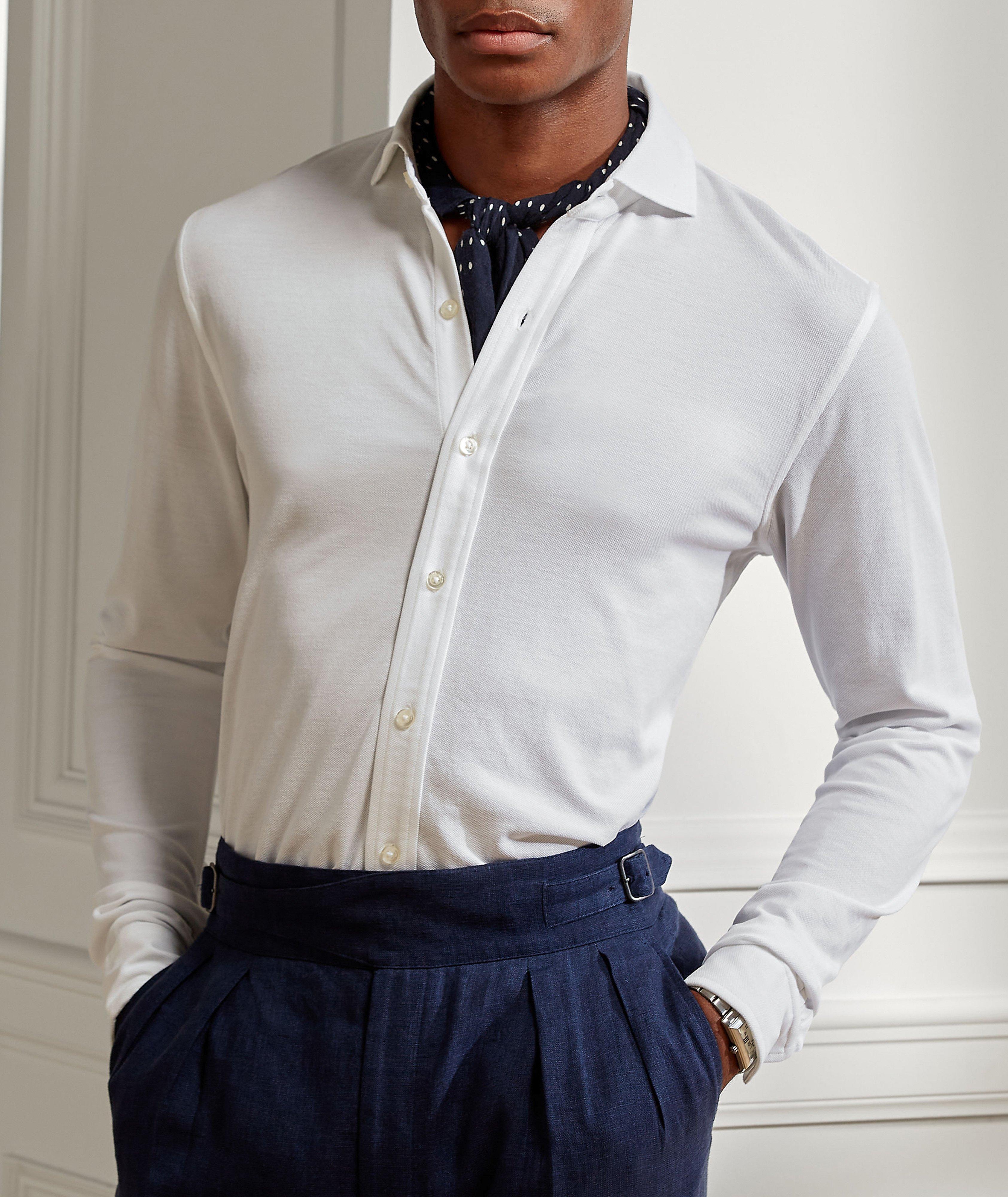 Cotton Piqué Shirt  image 1