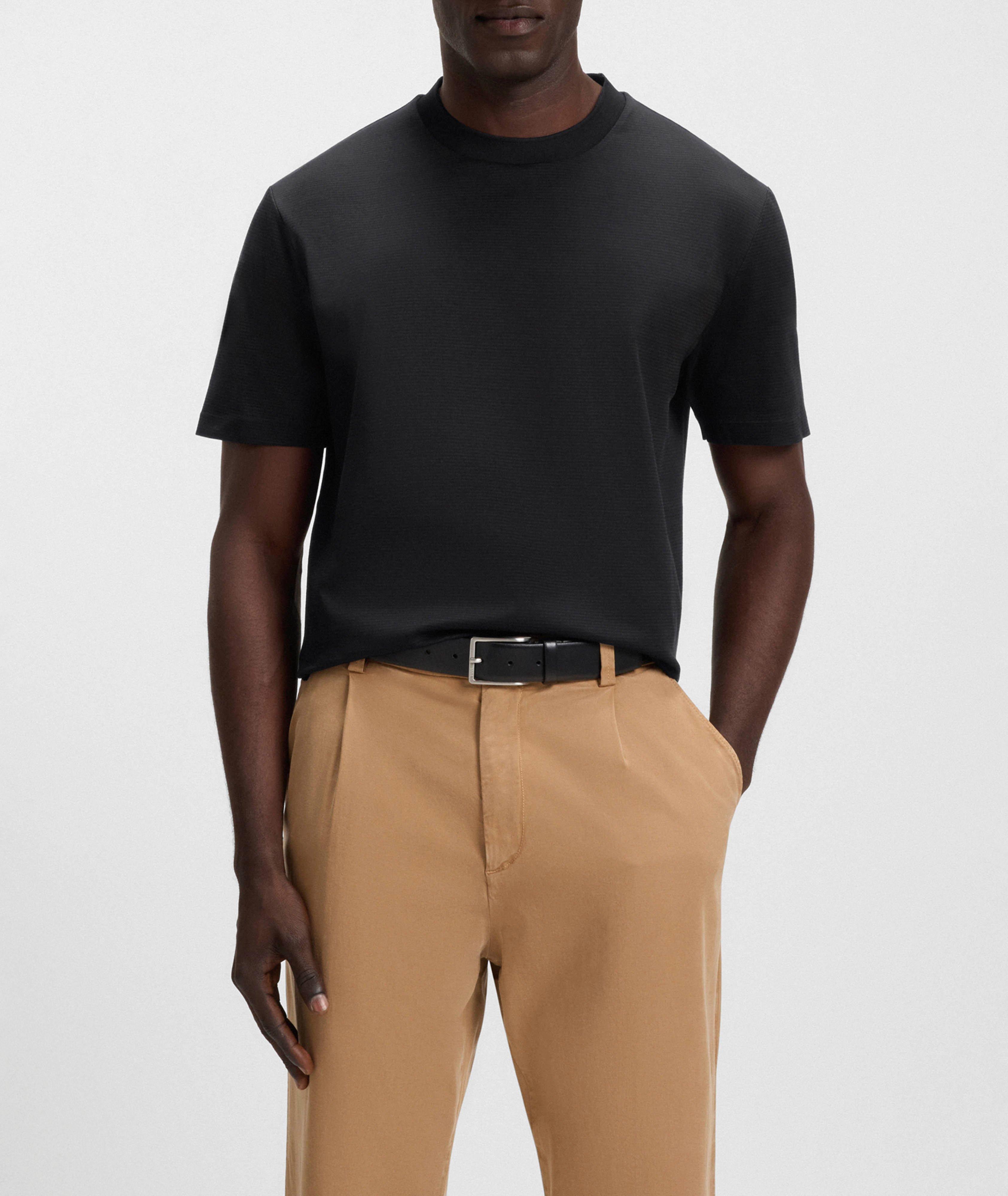 Thompson Micro-Pattern Mercerized T-Shirt image 1