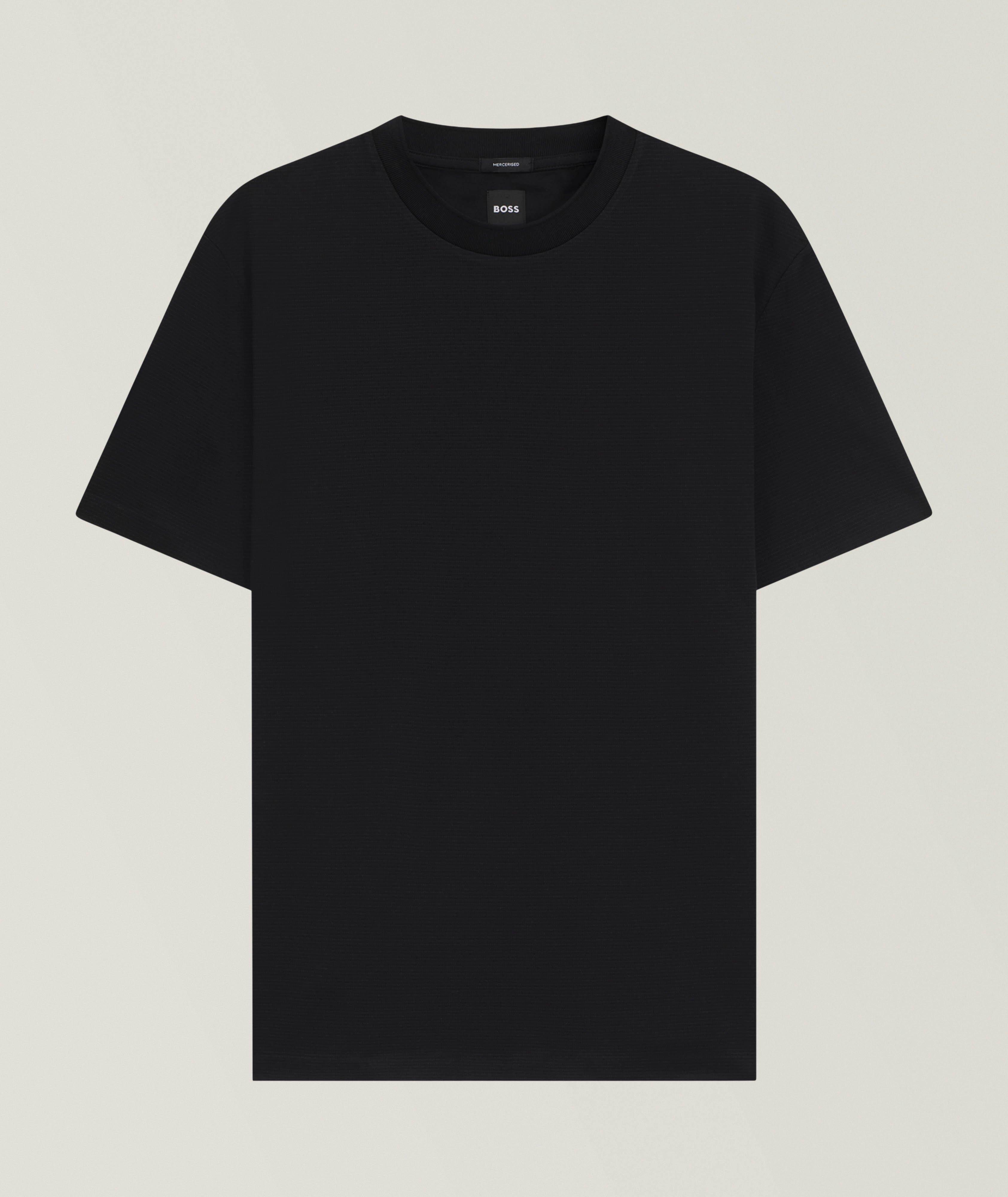 Thompson Micro-Pattern Mercerized T-Shirt image 0