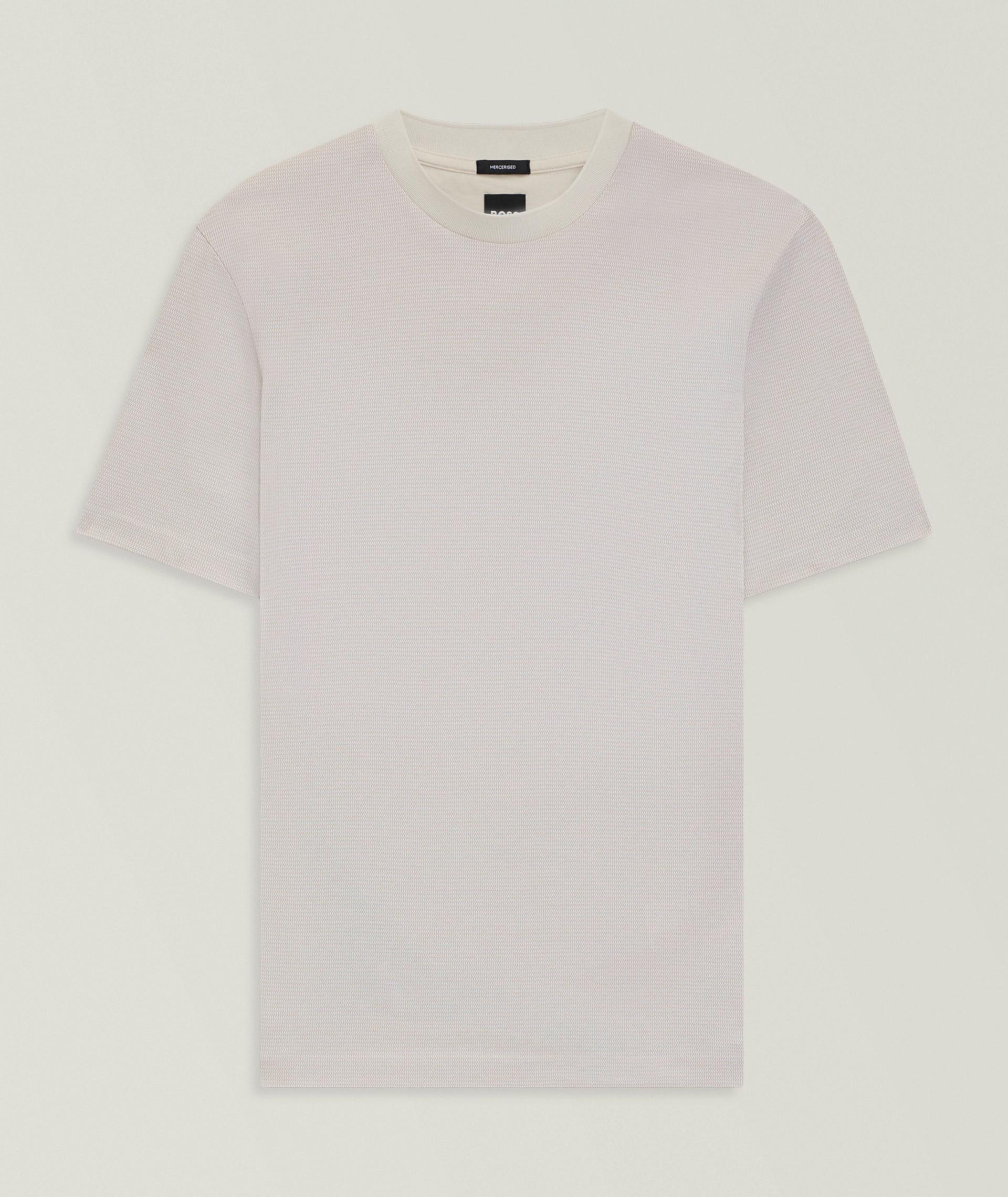 T-shirt Thompson en coton mercerisé à petit motif image 0